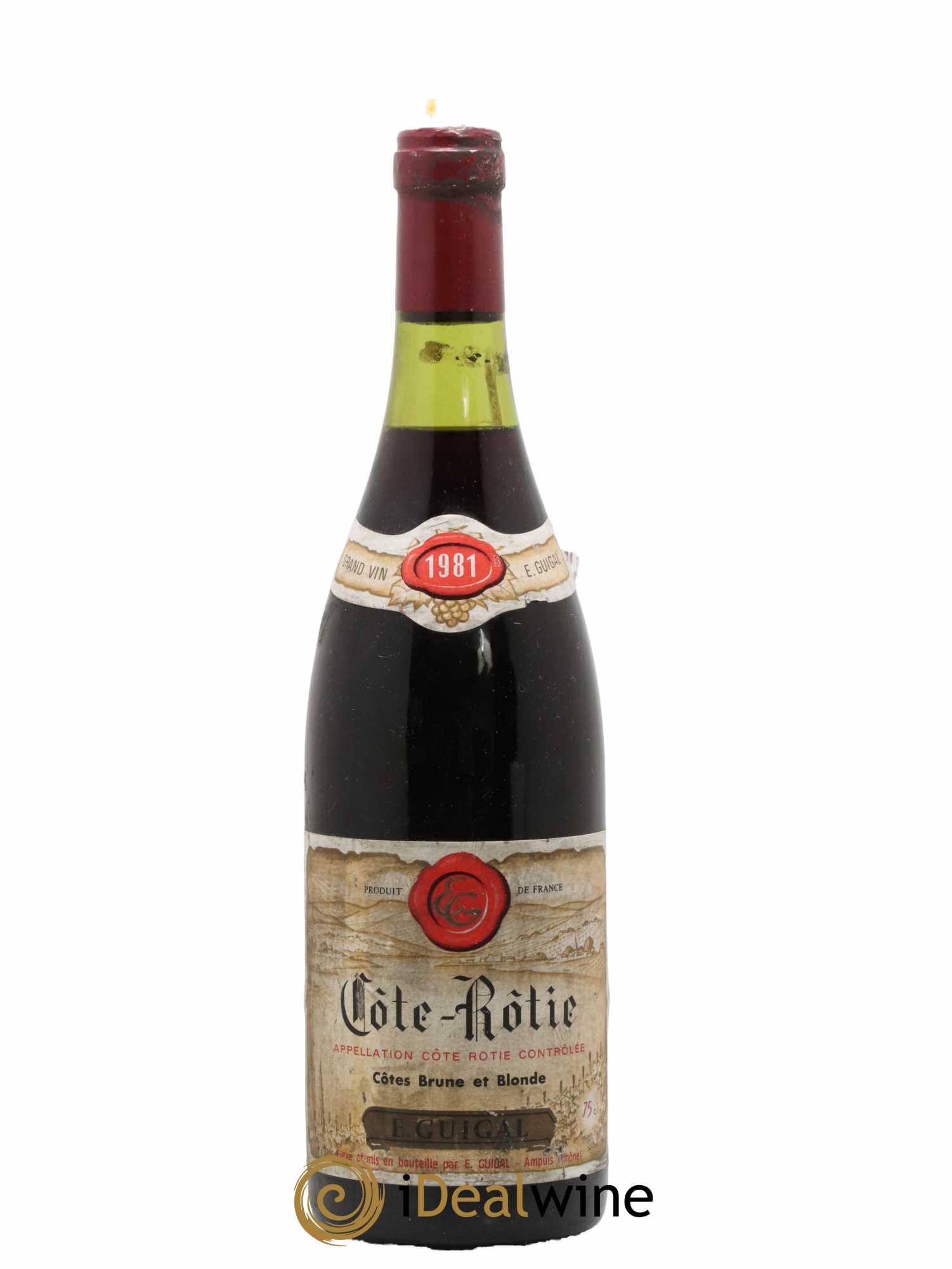 Côte-Rôtie Côtes Brune et Blonde Guigal 1981 - Lot de 1 bouteille - 0