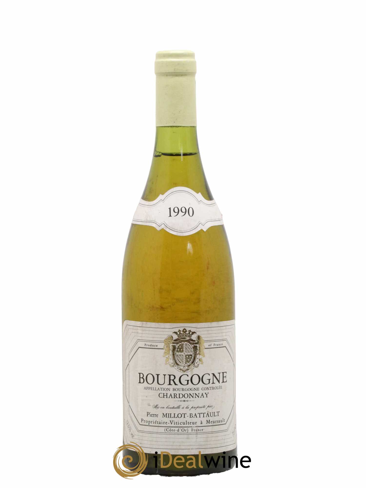 Bourgogne Chardonnay Pierre Millot Battault 1990 - Lot de 1 bouteille - 0