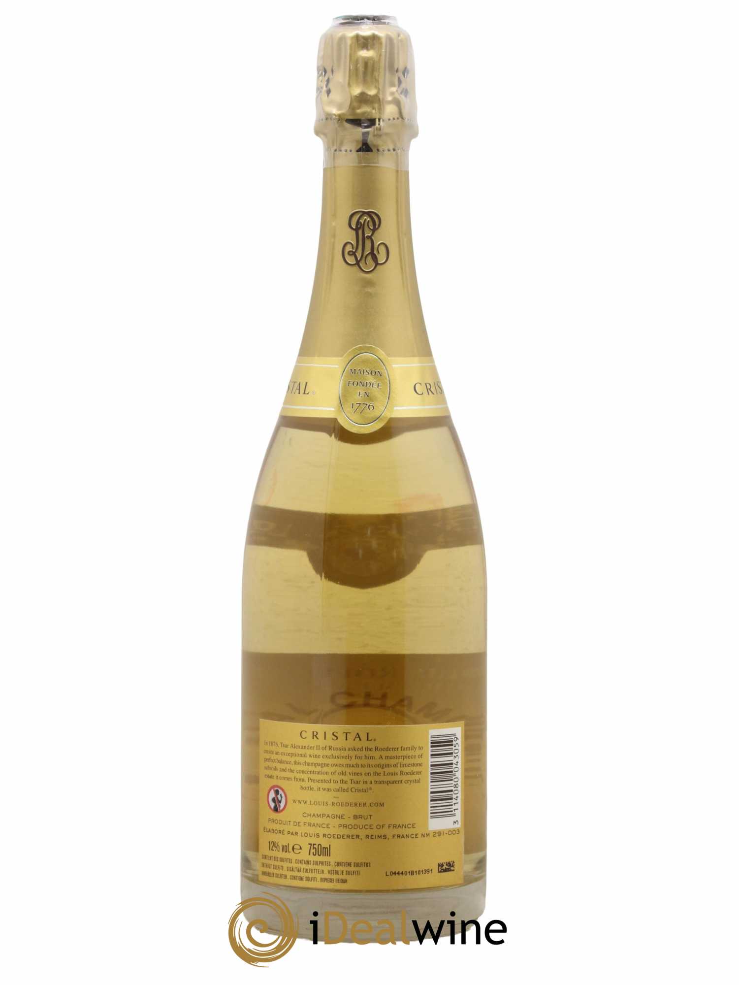 Cristal Louis Roederer 2009 - Lot de 1 bouteille - 2
