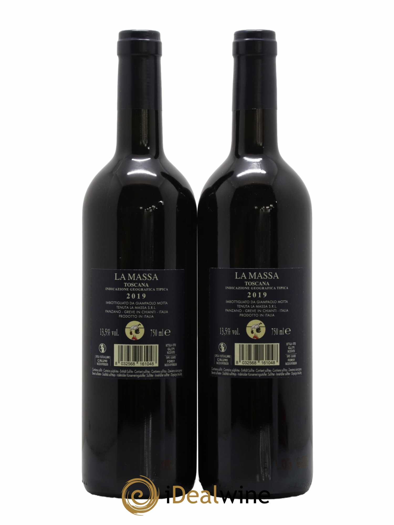 Toscana IGT La Massa 2019 - Lot de 2 bouteilles - 1