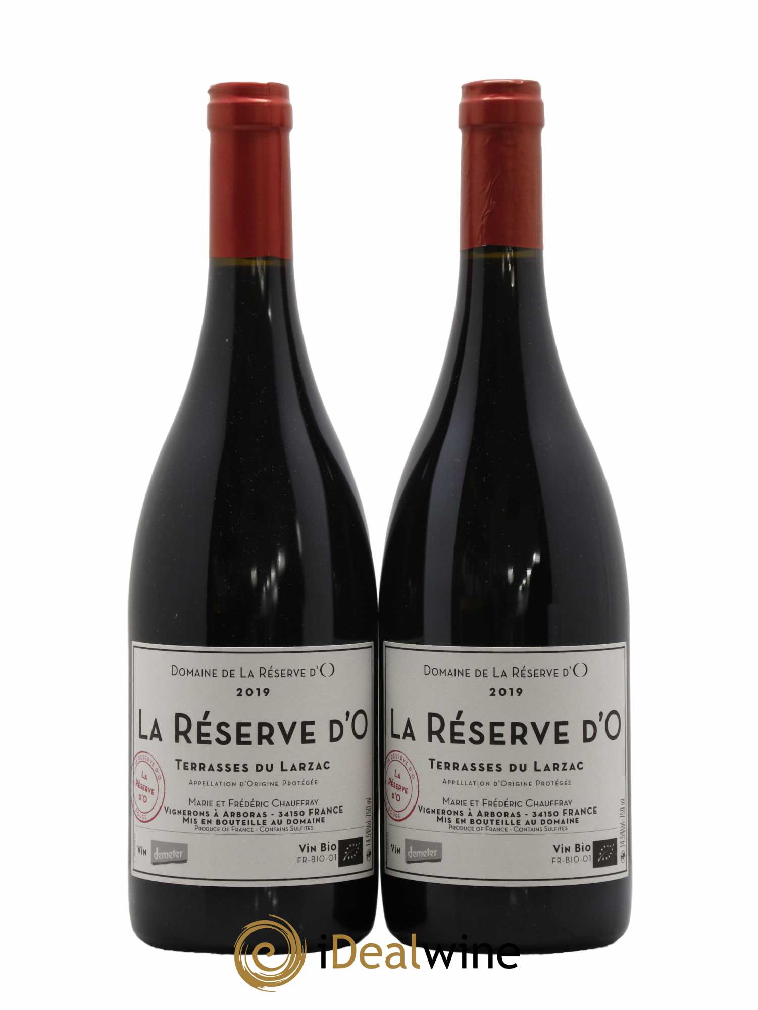 Coteaux du Languedoc Terrasses du Larzac La Réserve D'O 2019 - Lot de 2 bouteilles - 0