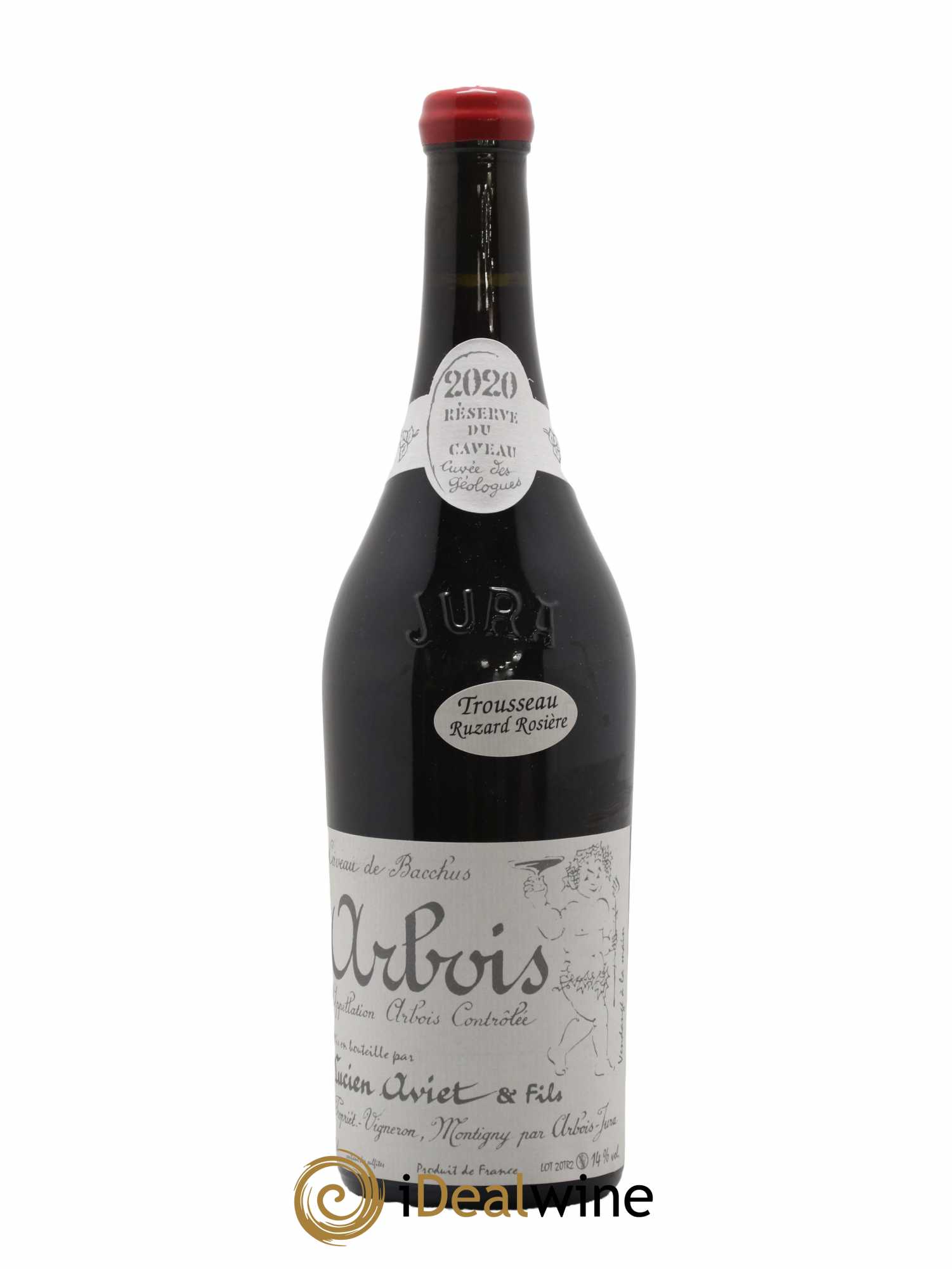 Arbois Trousseau Ruzard Rosière Cuvée des Géologues Lucien Aviet (Domaine) 2020 - Lot de 1 bouteille - 0