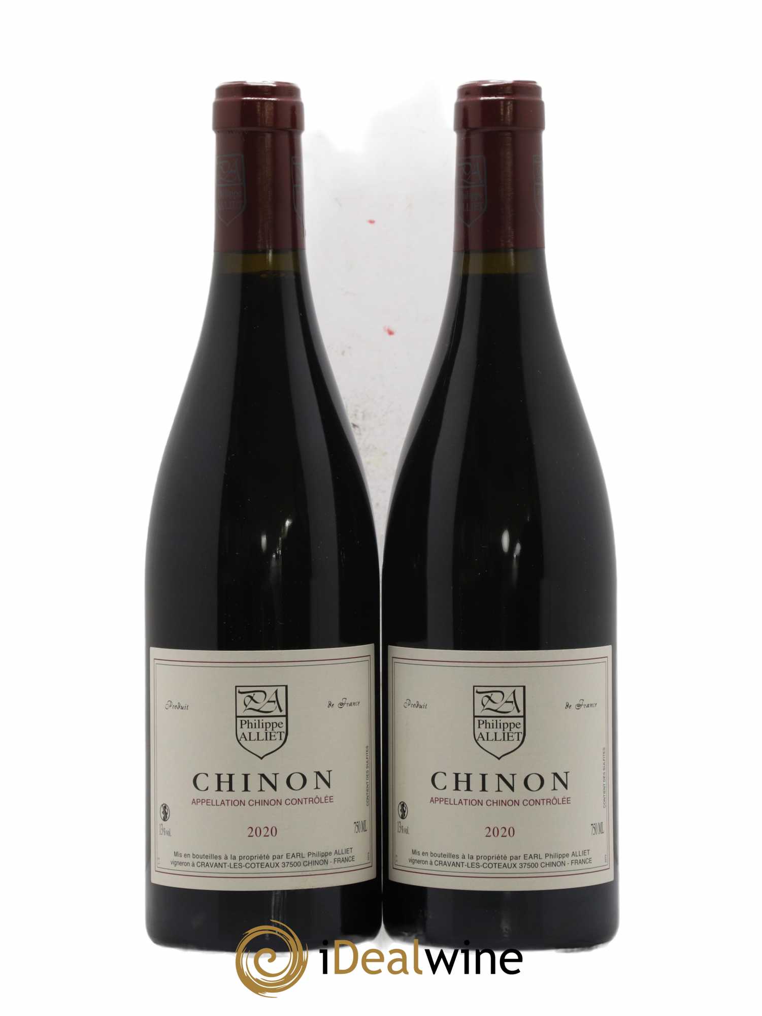 Chinon Philippe Alliet 2020 - Lot de 2 bouteilles - 0