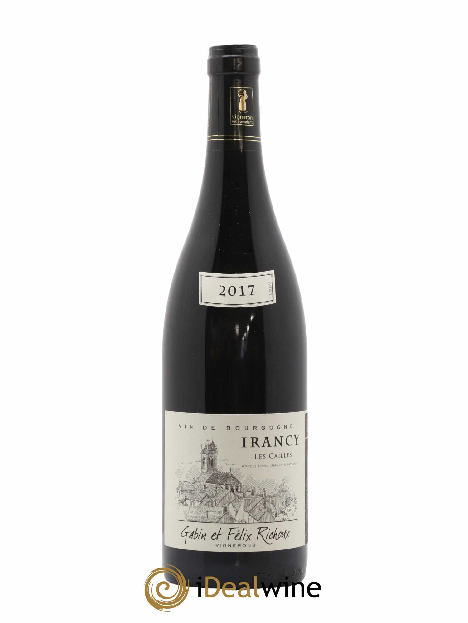 Irancy Les Cailles Gabin et Félix Richoux 2017 - Lot de 1 bouteille - 0