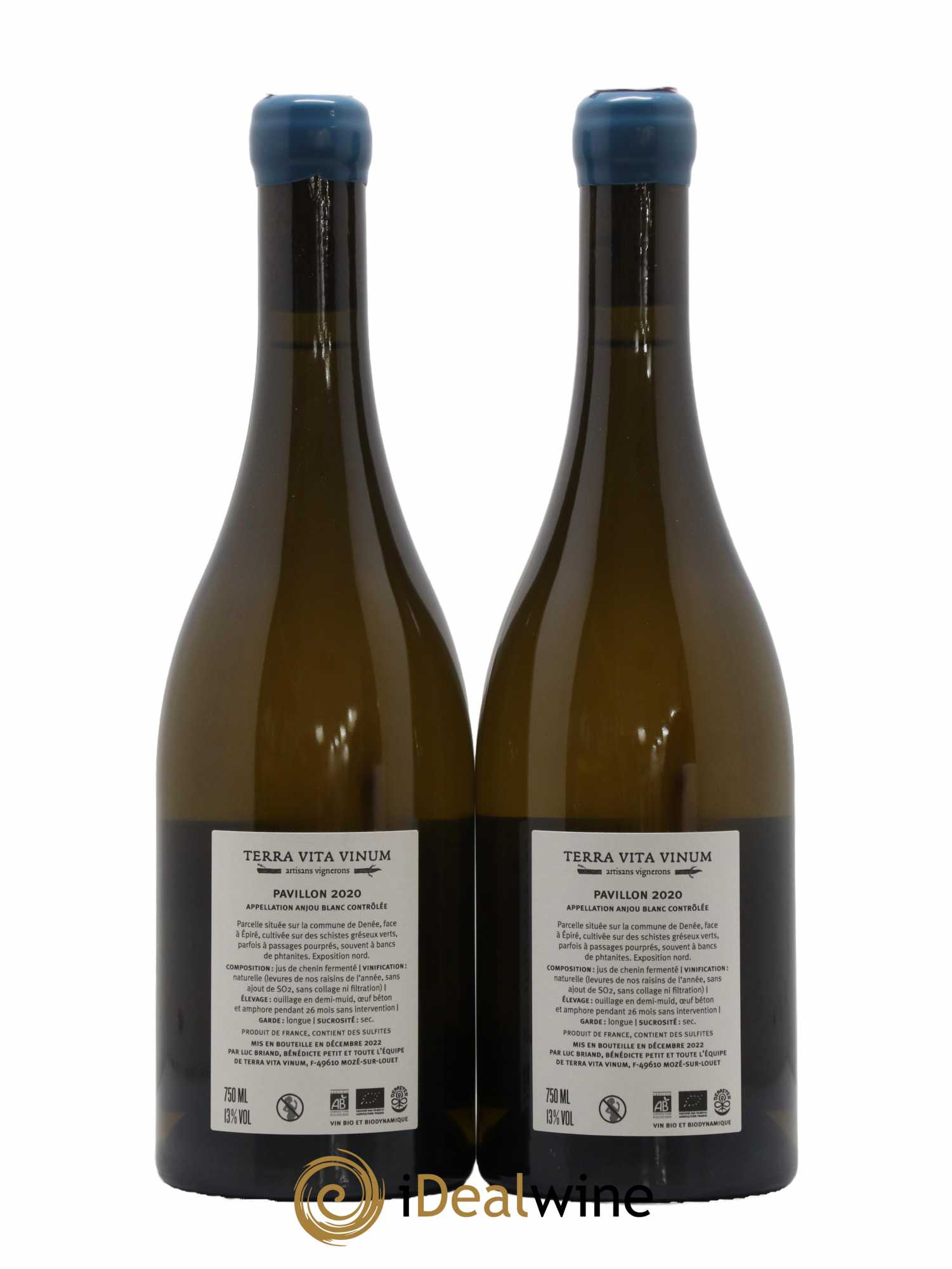 Anjou Pavillon Terra Vita Vinum 2020 - Lot de 2 bouteilles - 1