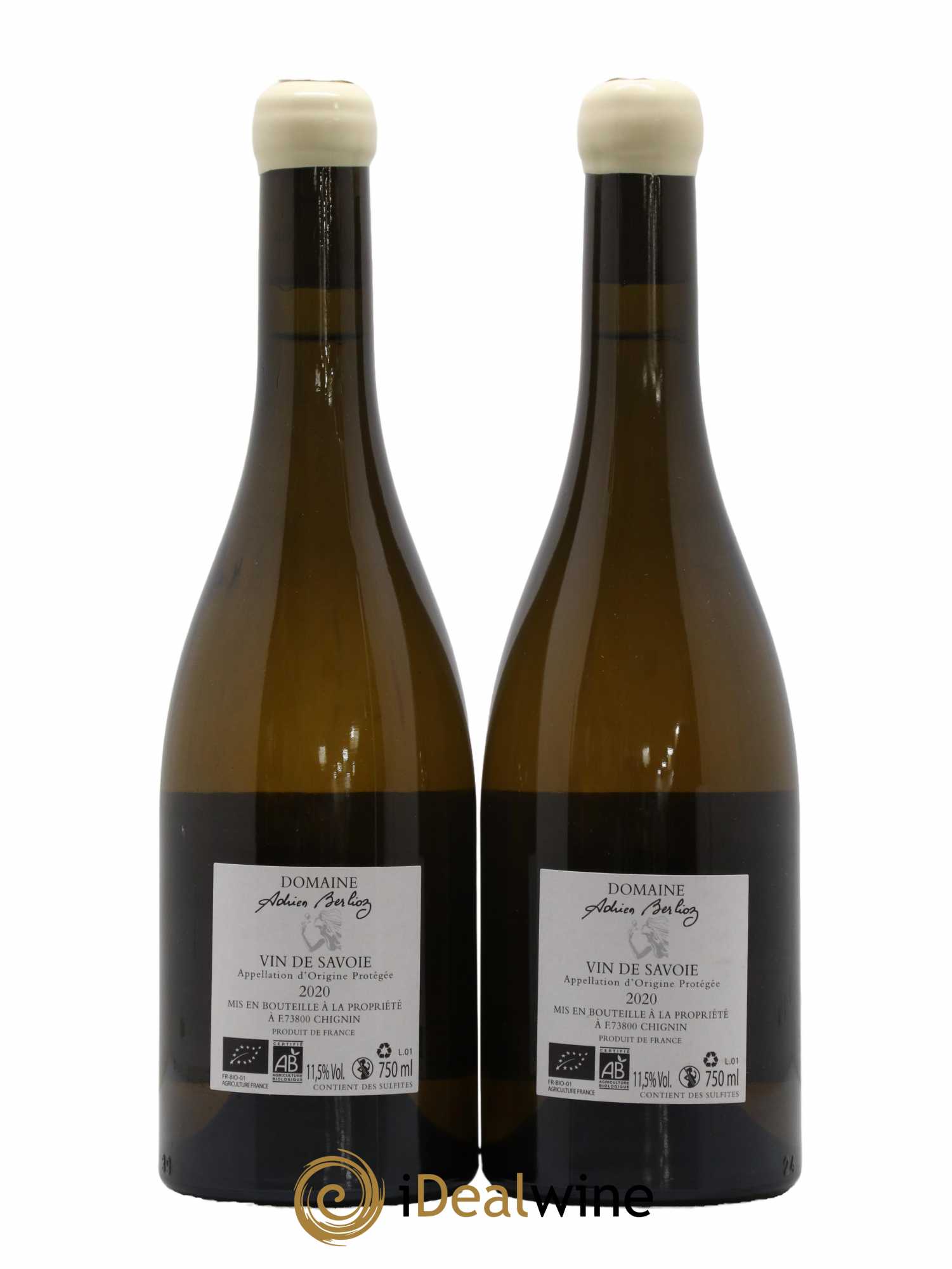 Vin de Savoie La Cuvée des Gueux Adrien Berlioz 2020 - Lot de 2 bouteilles - 1