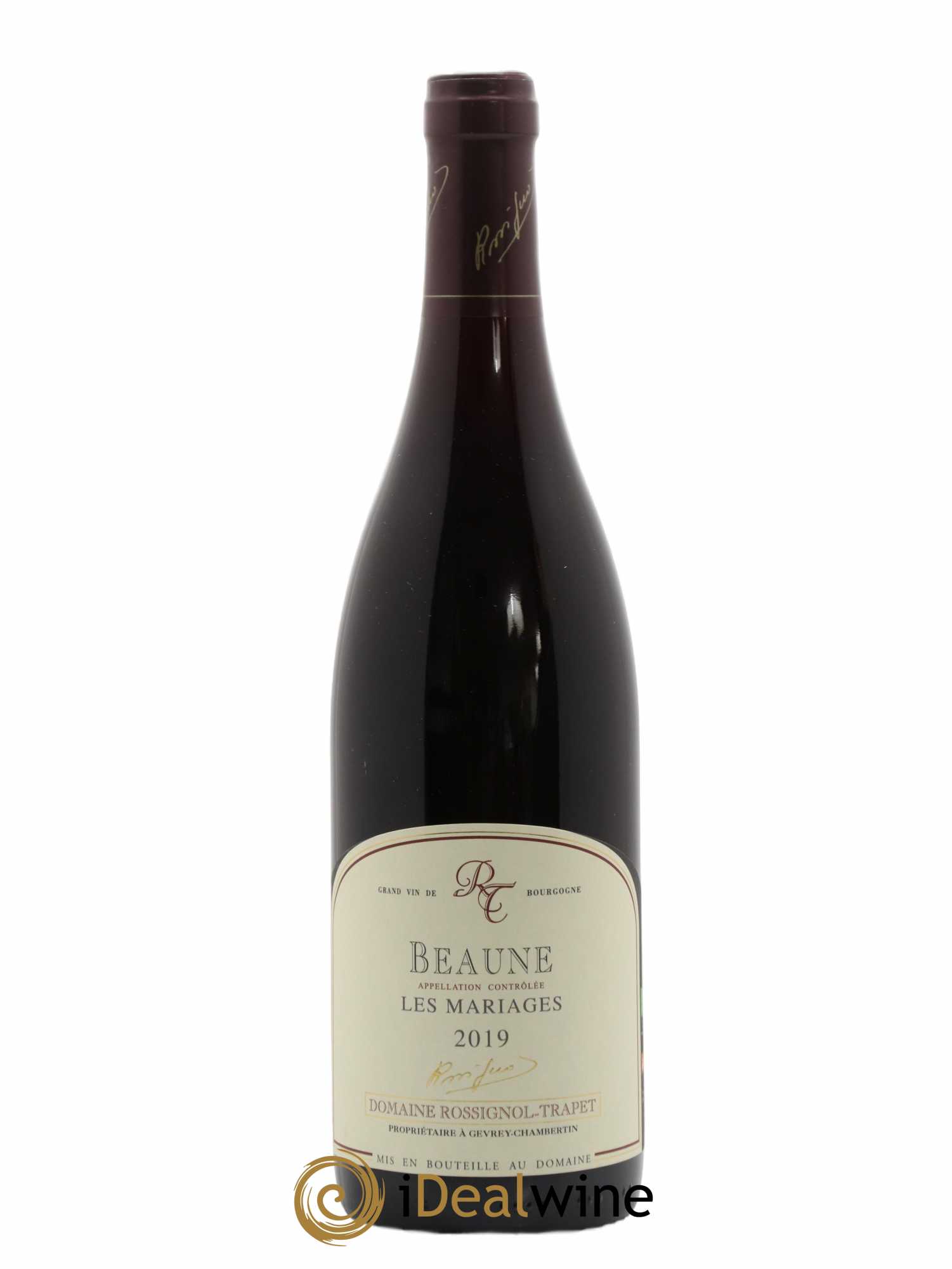Beaune Les Mariages Rossignol-Trapet (Domaine) 2019 - Lot de 1 bouteille - 0