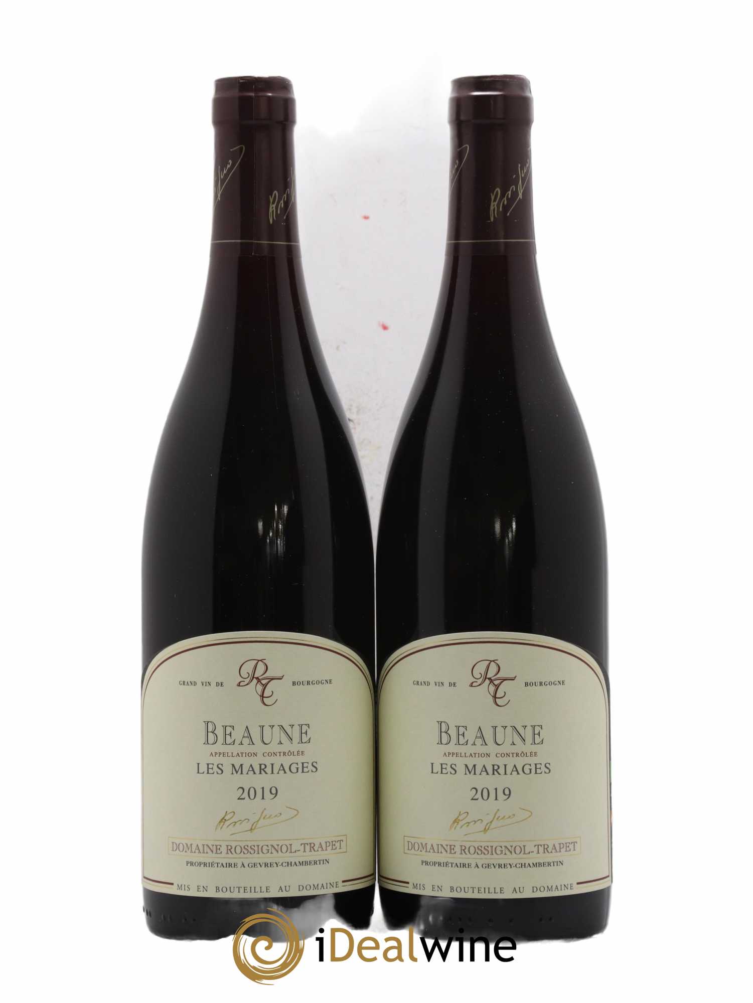 Beaune Les Mariages Rossignol-Trapet (Domaine) 2019 - Lot de 2 bouteilles - 0