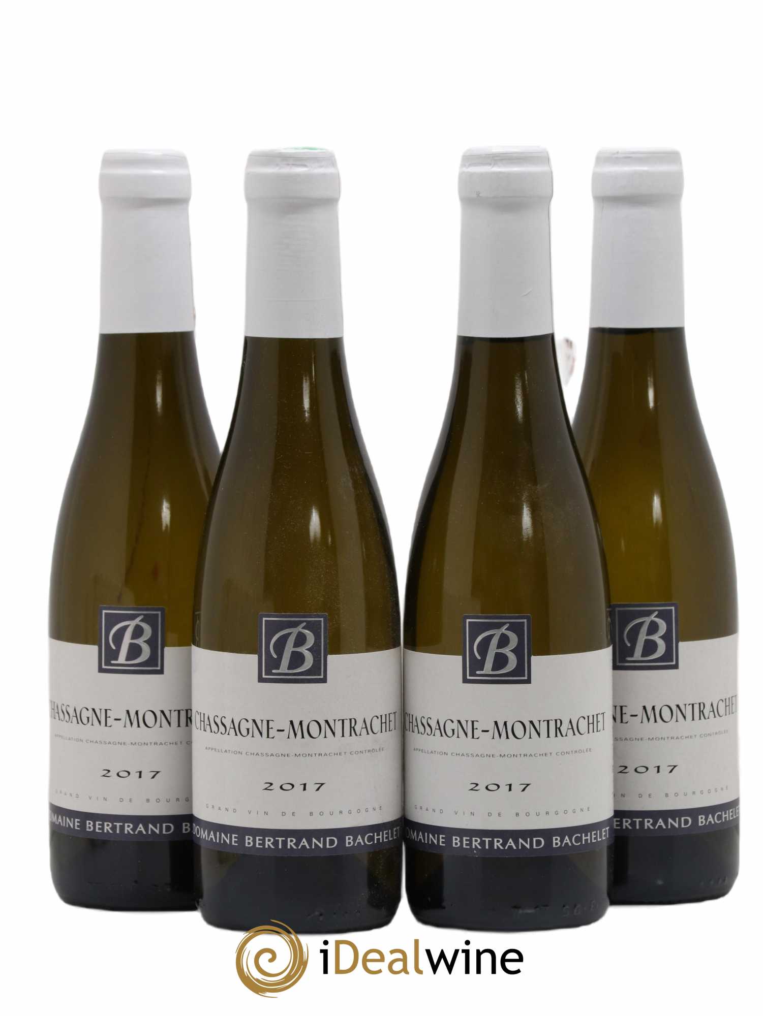 Chassagne-Montrachet Bertrand Bachelet 2017 - Lot de 4 demi bouteilles - 0