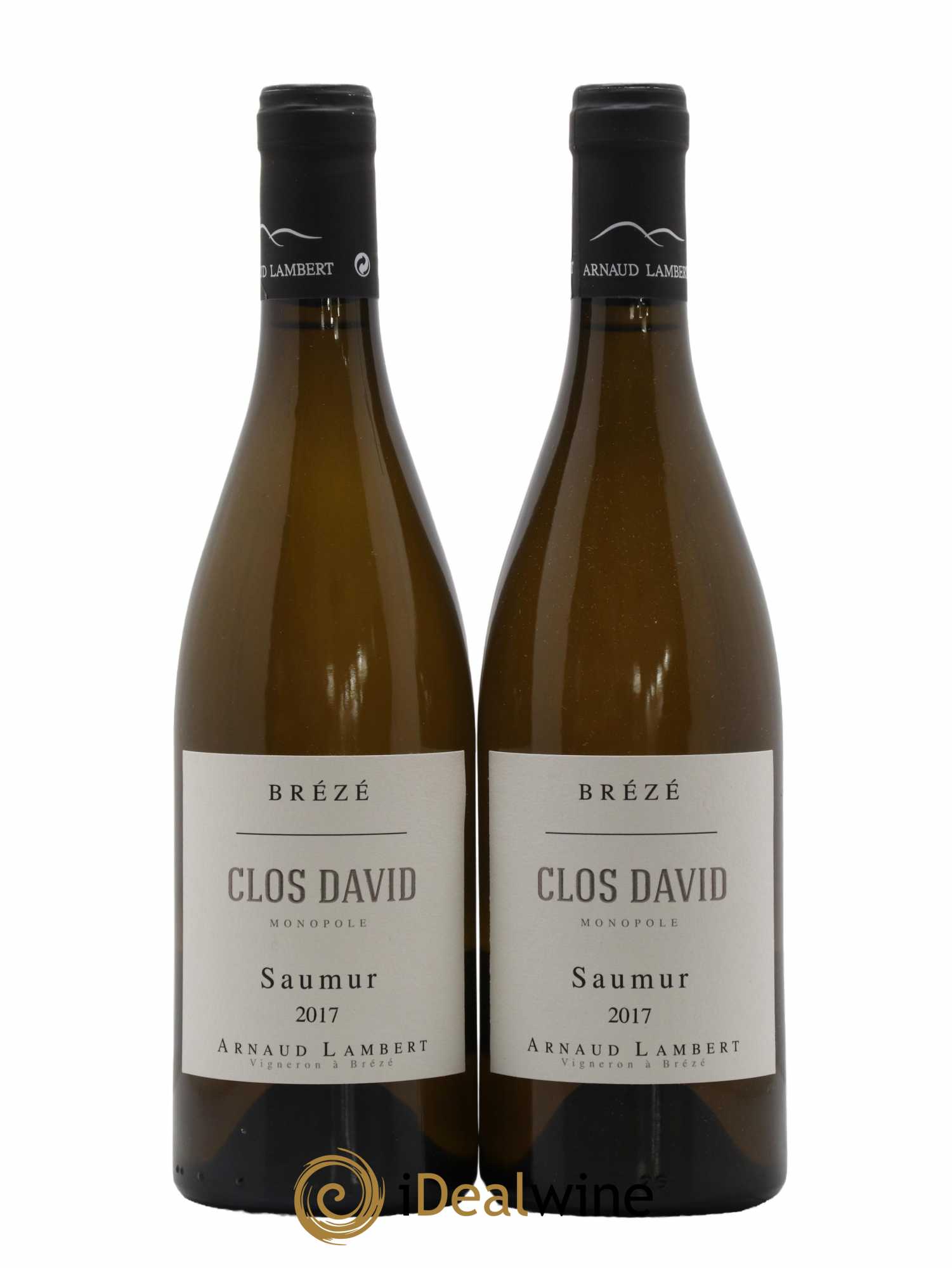 Saumur Brézé Clos David Arnaud Lambert 2017 - Lot de 2 bouteilles - 0