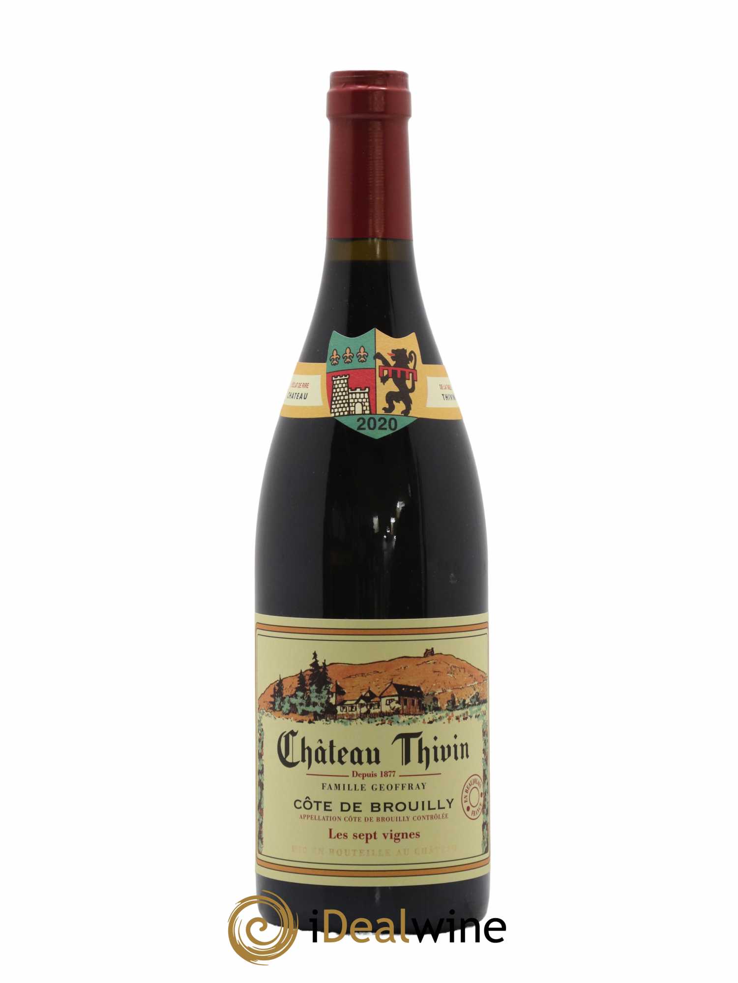 Côte de Brouilly Les 7 Vignes Château Thivin 2020 - Lot de 1 bouteille - 0