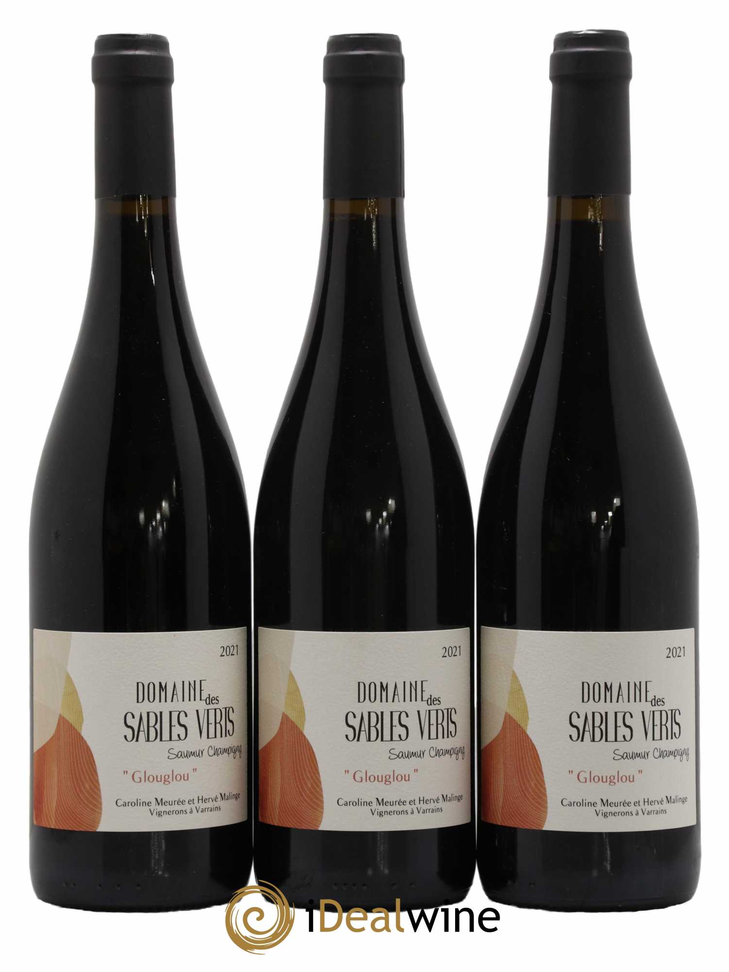 Saumur-Champigny Glouglou Domaine Des Sables Verts 2021 - Lot de 3 bouteilles - 0