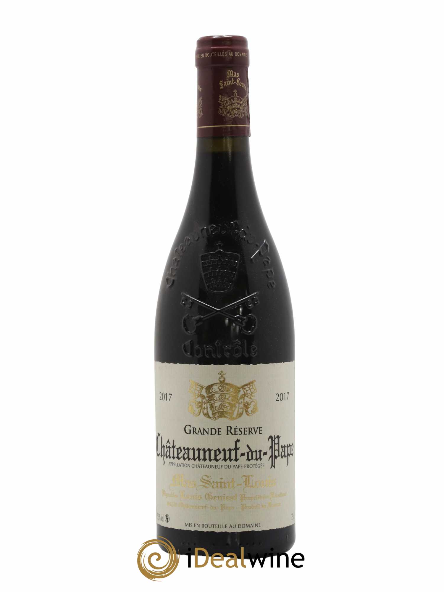 Châteauneuf-du-Pape Grande Réserve Mas Saint-Louis 2017 - Lot de 1 bouteille - 0