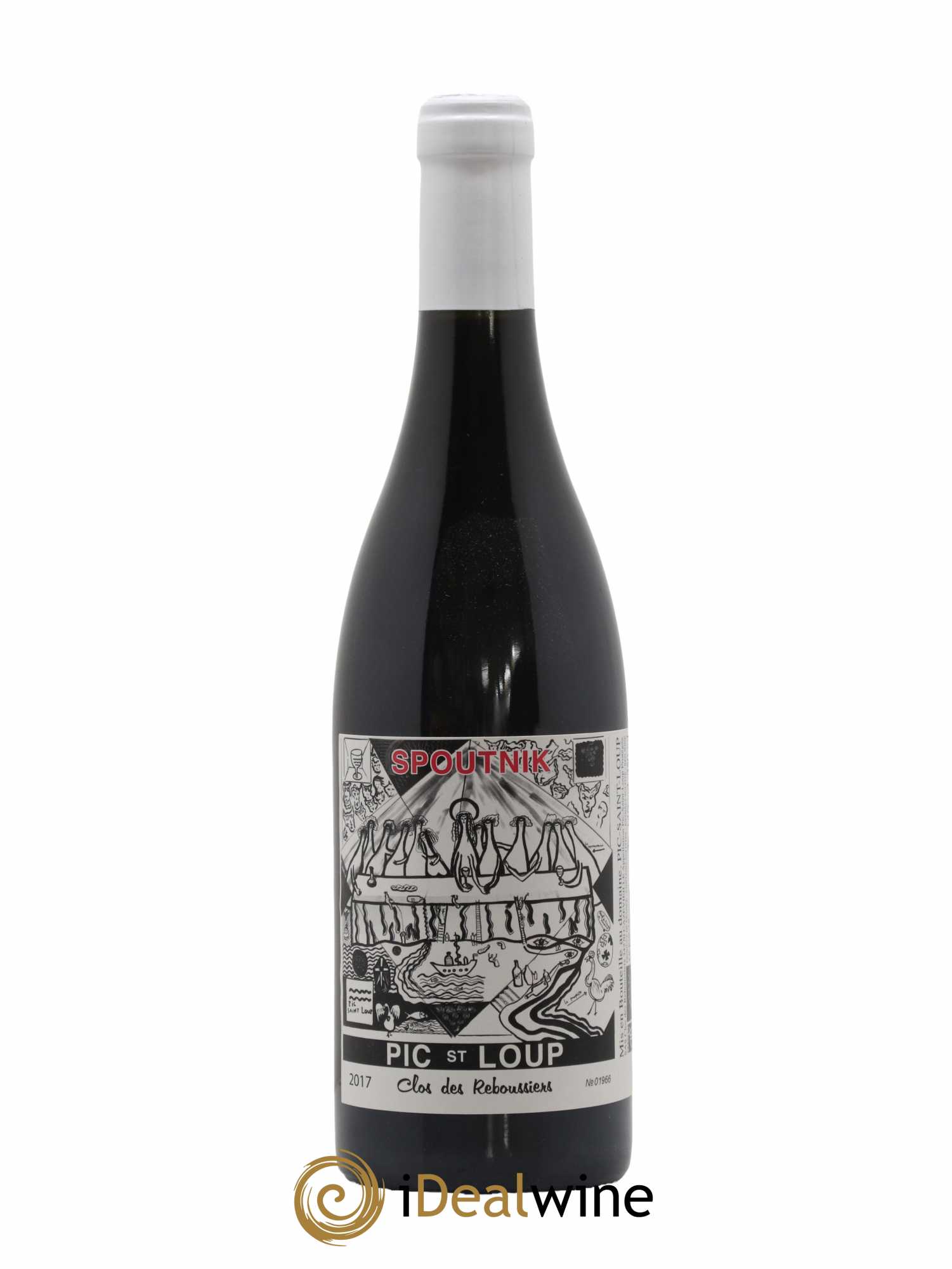 Pic Saint-Loup Clos des Reboussiers Spoutnik 2017 - Lot de 1 bouteille - 0