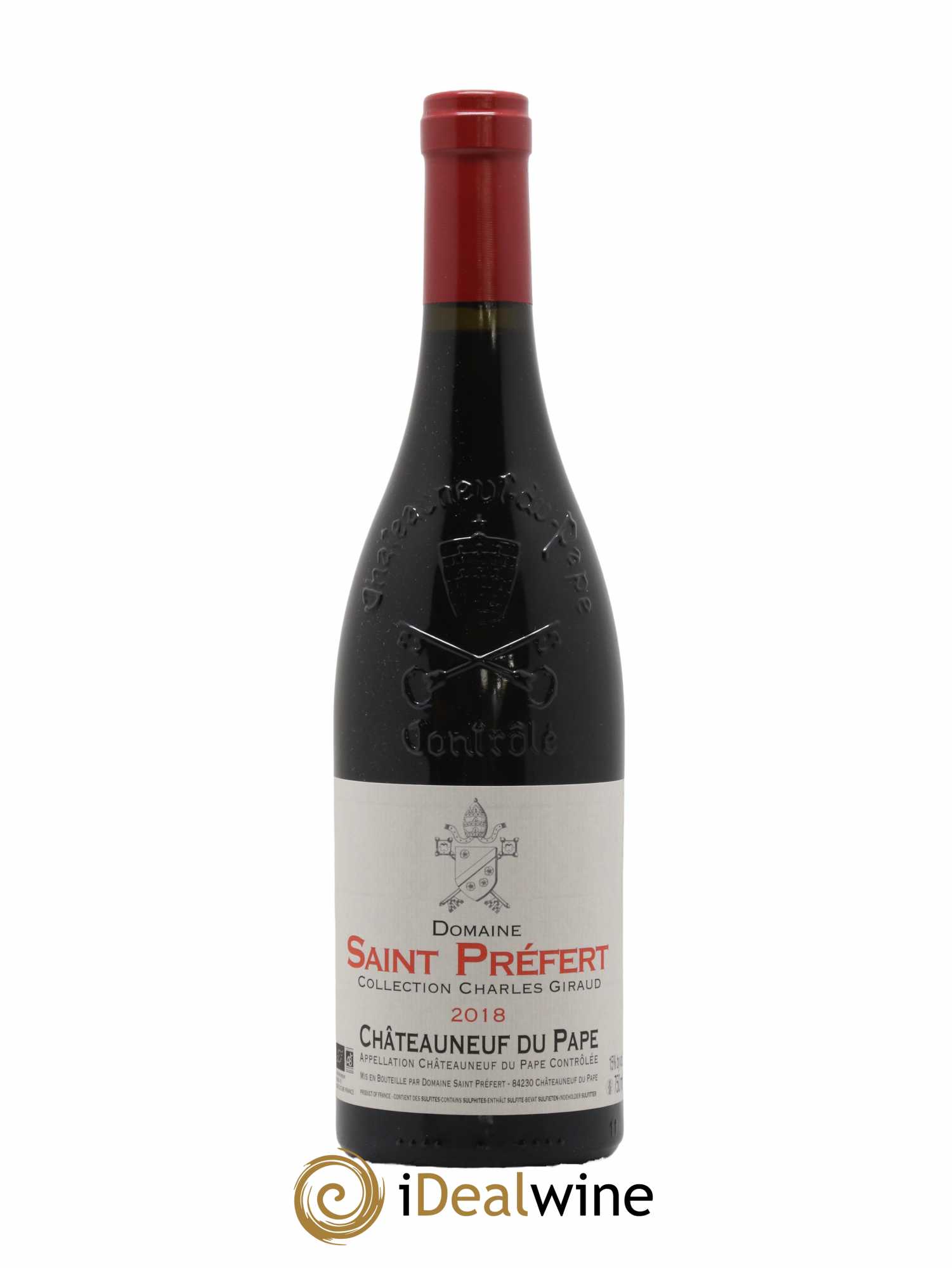 Châteauneuf-du-Pape Collection Charles Giraud Domaine Saint-Préfert 2018 - Lot de 1 bouteille - 0