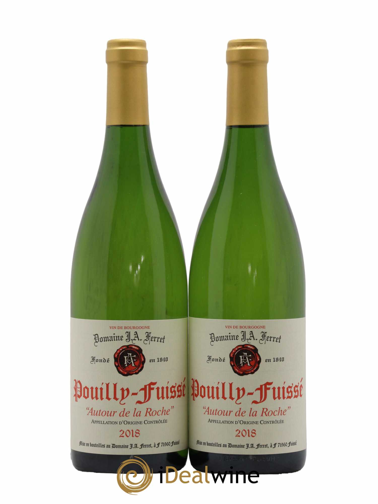 Pouilly-Fuissé Autour de la Roche J.A. Ferret (Domaine) 2018 - Lot de 2 bouteilles - 0