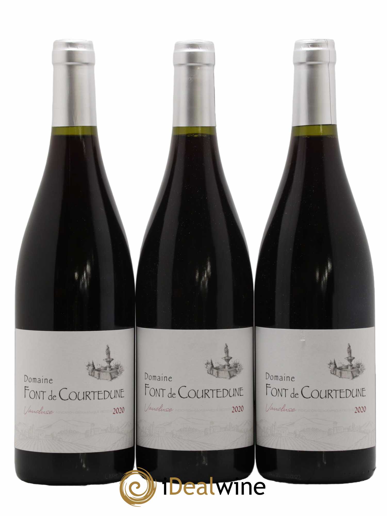Vaucluse Domaine Font De Courtedune 2020 - Lot de 3 bouteilles - 0