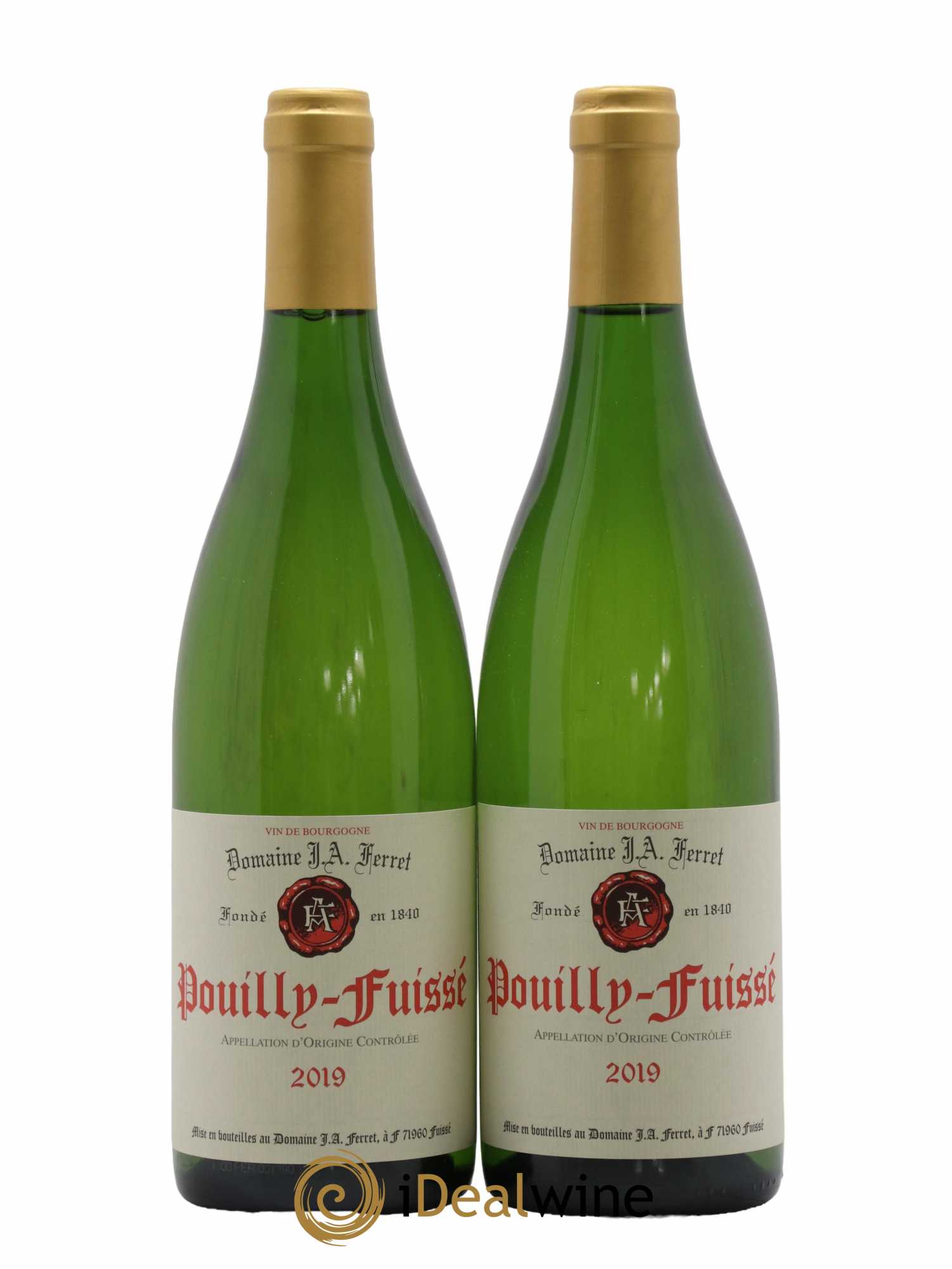 Pouilly-Fuissé J.A. Ferret (Domaine) 2019 - Lot de 2 bouteilles - 0