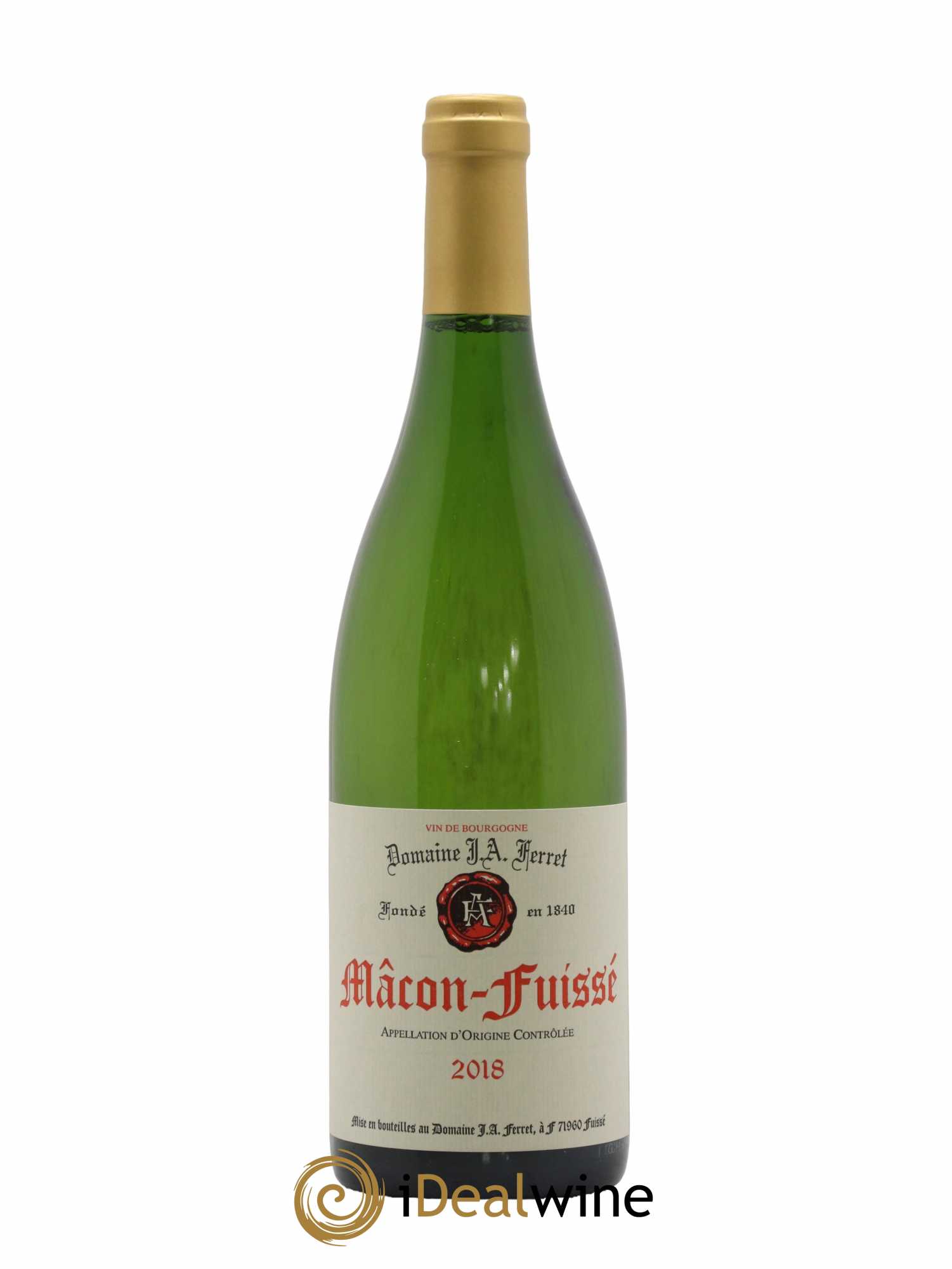 Mâcon-Fuissé J.A. Ferret (Domaine) 2018 - Lot de 1 bouteille - 0