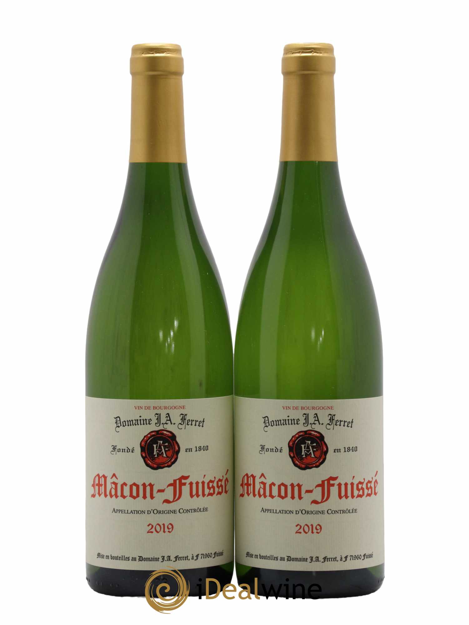 Mâcon-Fuissé J.A. Ferret (Domaine) 2019 - Lot de 2 bouteilles - 0