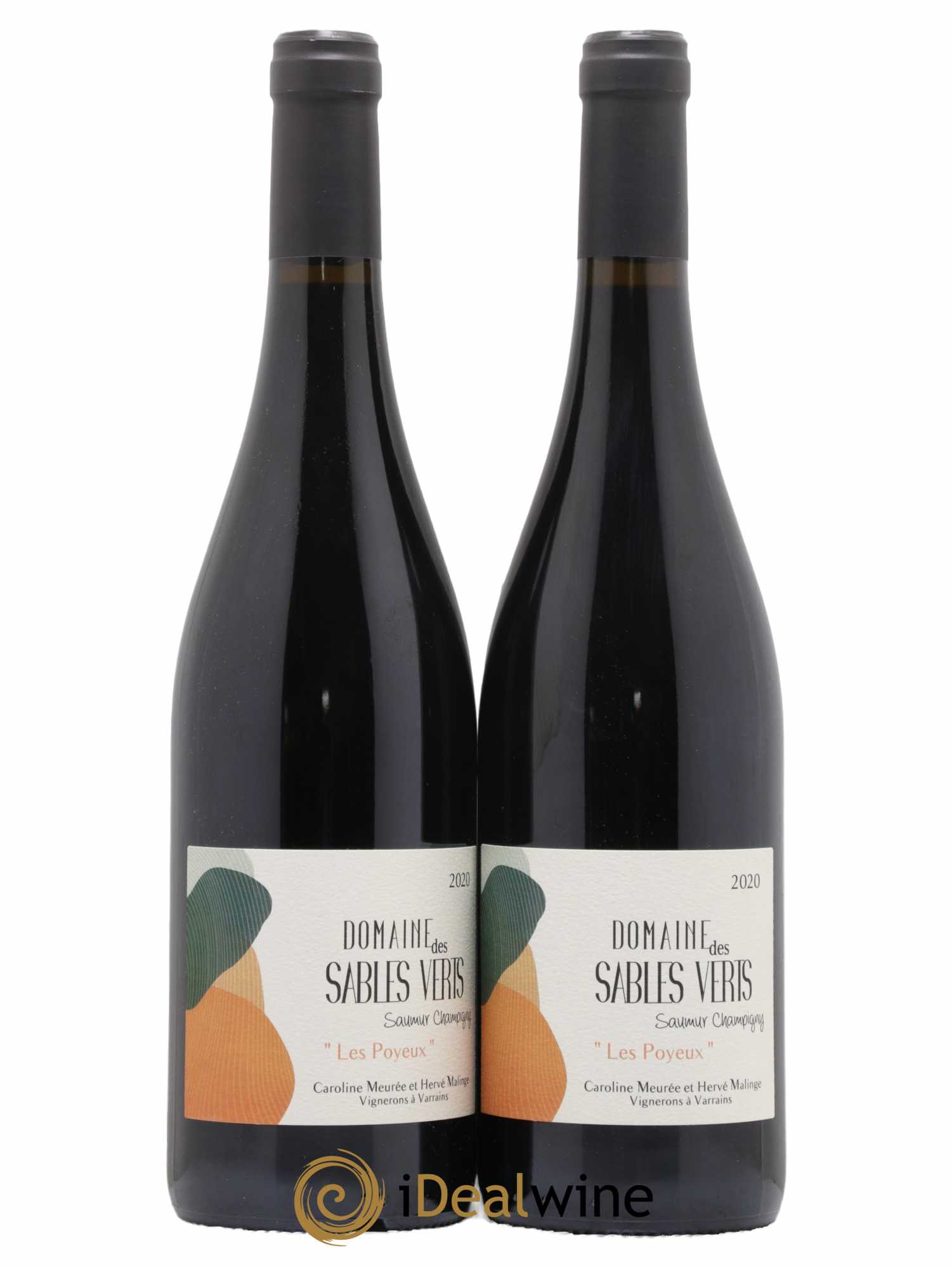 Saumur-Champigny Les Poyeux Domaine Des Sables Verts 2020 - Lot of 2 bottles - 0