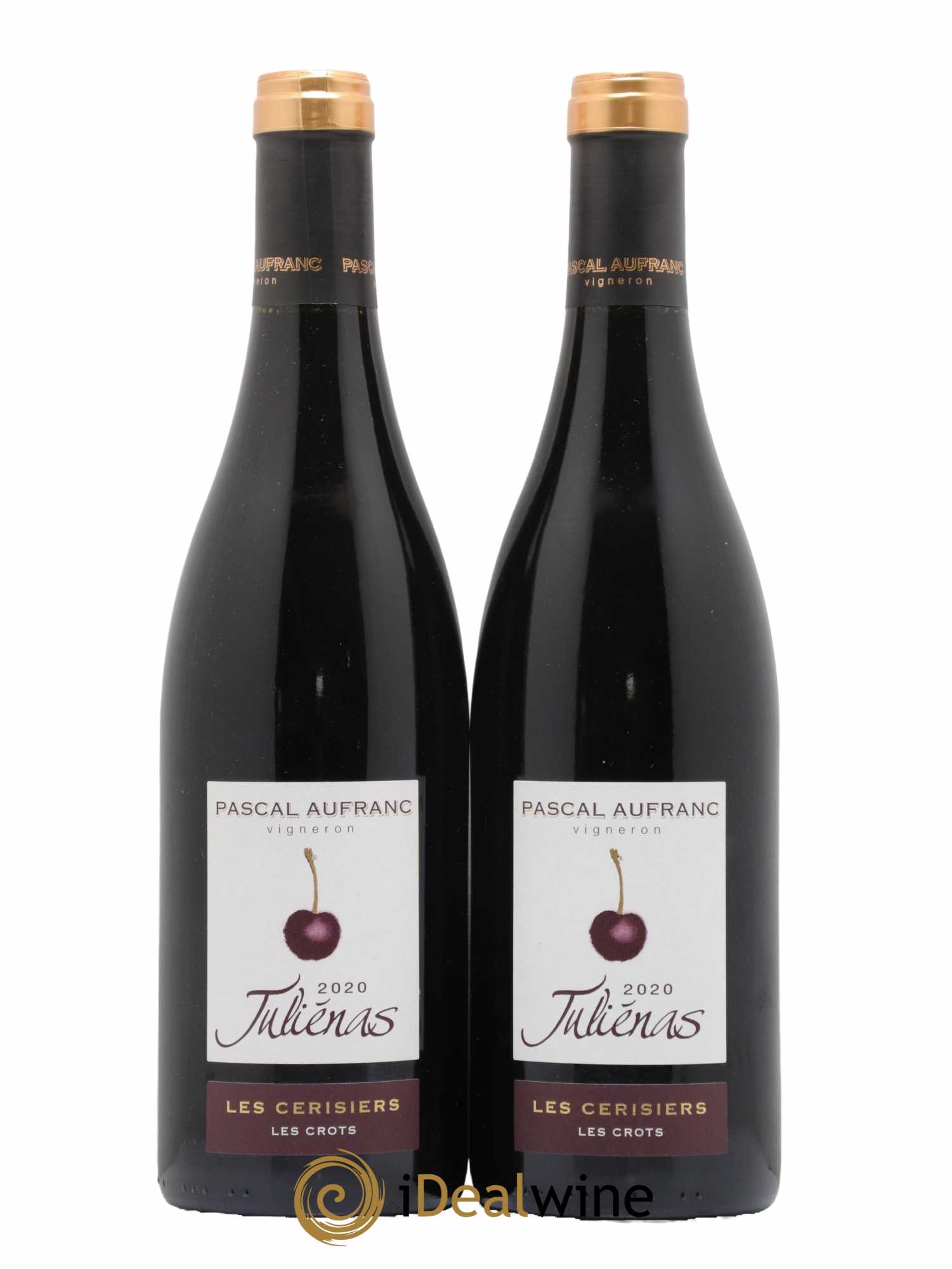 Juliénas Les Cerisiers Les Crots Domaine Pascal Aufranc 2020 - Lot de 2 bouteilles - 0