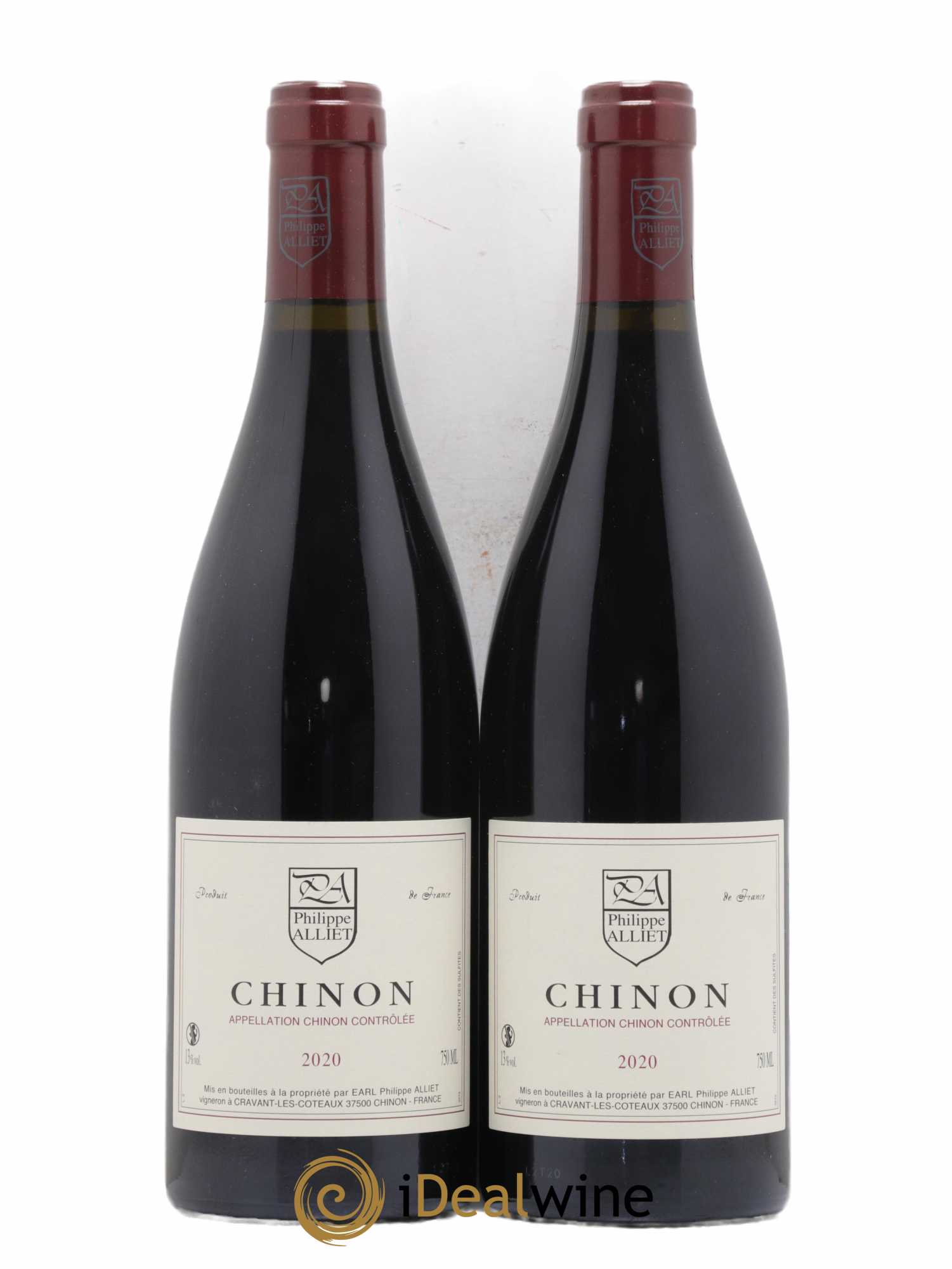 Chinon Philippe Alliet 2020 - Lot de 2 bouteilles - 0