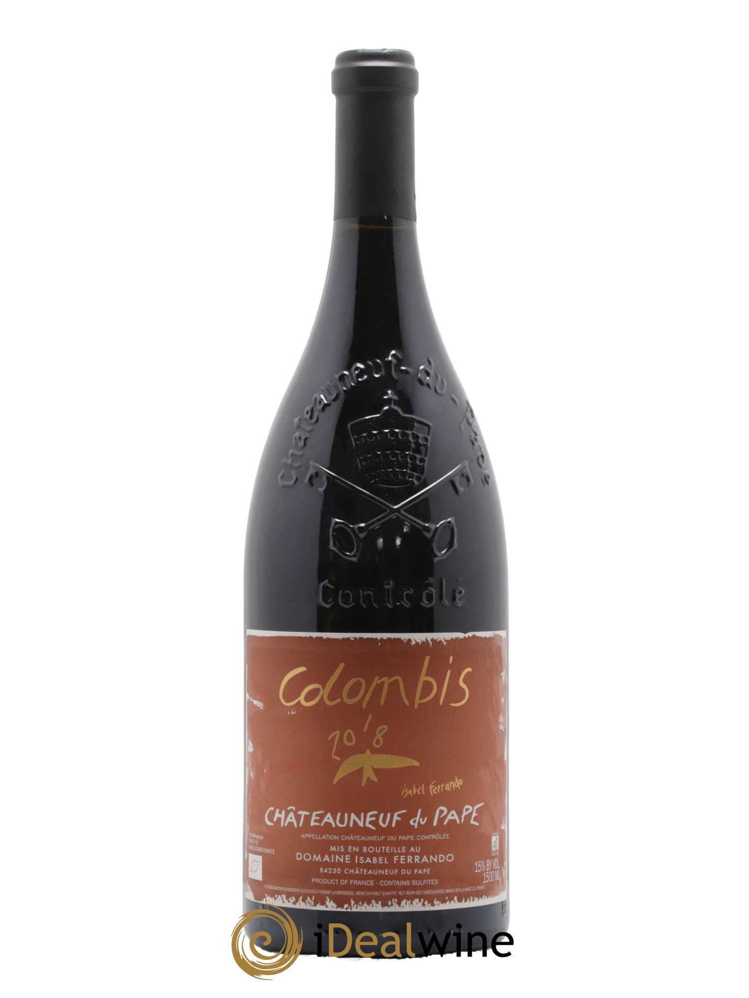 Châteauneuf-du-Pape Colombis Domaine Saint-Préfert 2018 - Lot de 1 magnum - 0