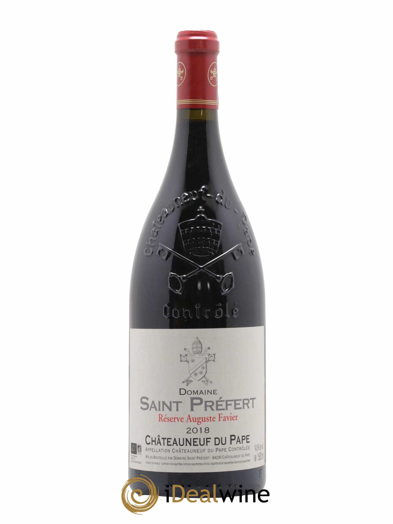 Châteauneuf-du-Pape Réserve Auguste Favier Domaine Saint-Préfert 2018 - Lot de 1 magnum - 0