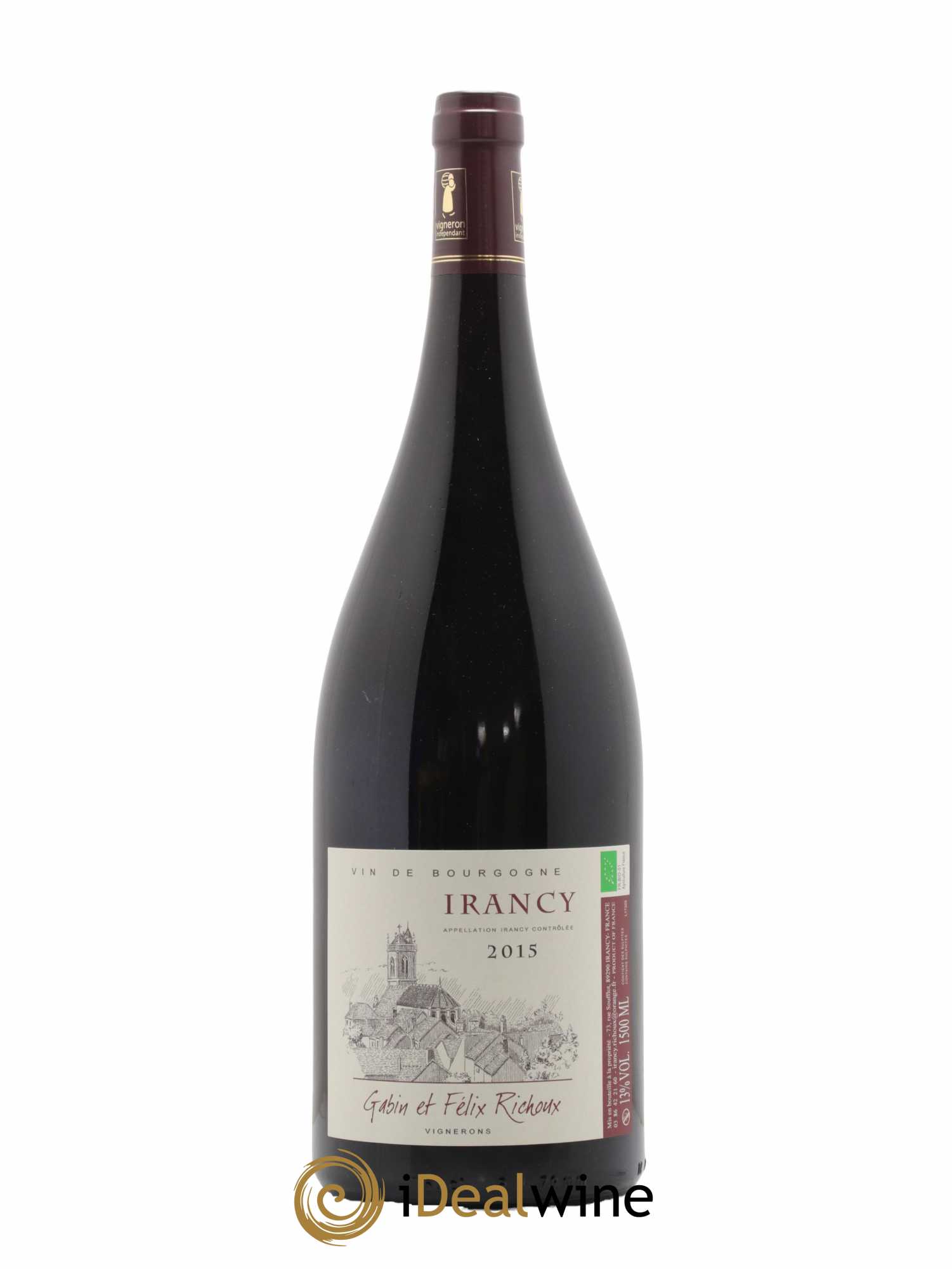 Irancy Domaine Gabin et Félix Richoux 2015 - Lot de 1 magnum - 0