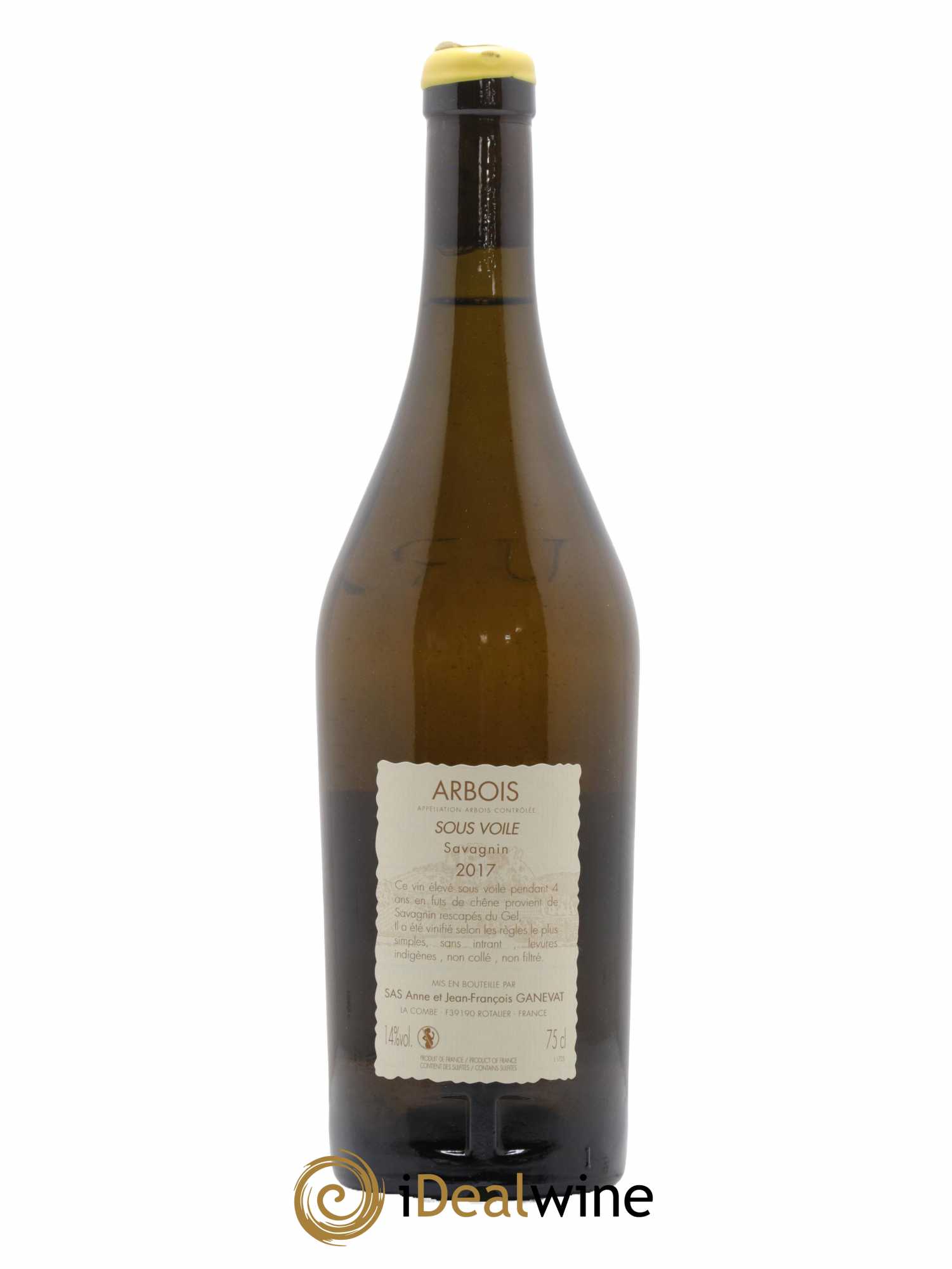 Arbois Savagnin Sous Voile Anne et Jean François Ganevat 2017 - Lot de 1 bouteille - 1