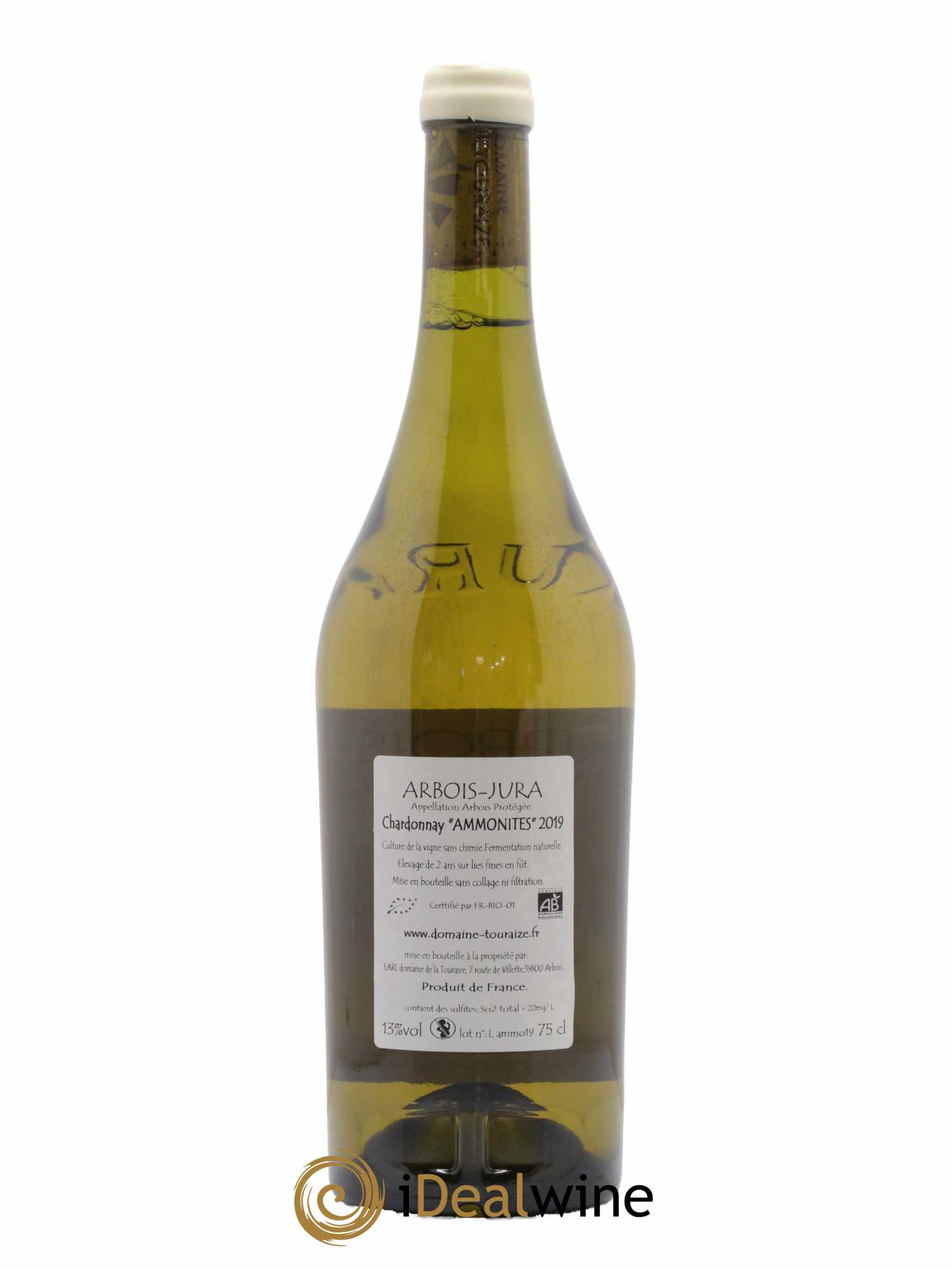 Arbois Chardonnay Ammonites Domaine de la Touraize 2019 - Lot de 1 bouteille - 1