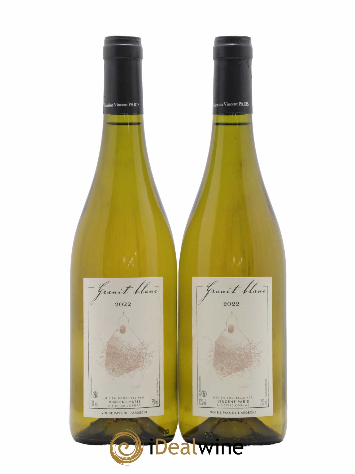 Ardèche Granit Blanc Domaine Vincent Paris 2022 - Lot de 2 bouteilles - 0