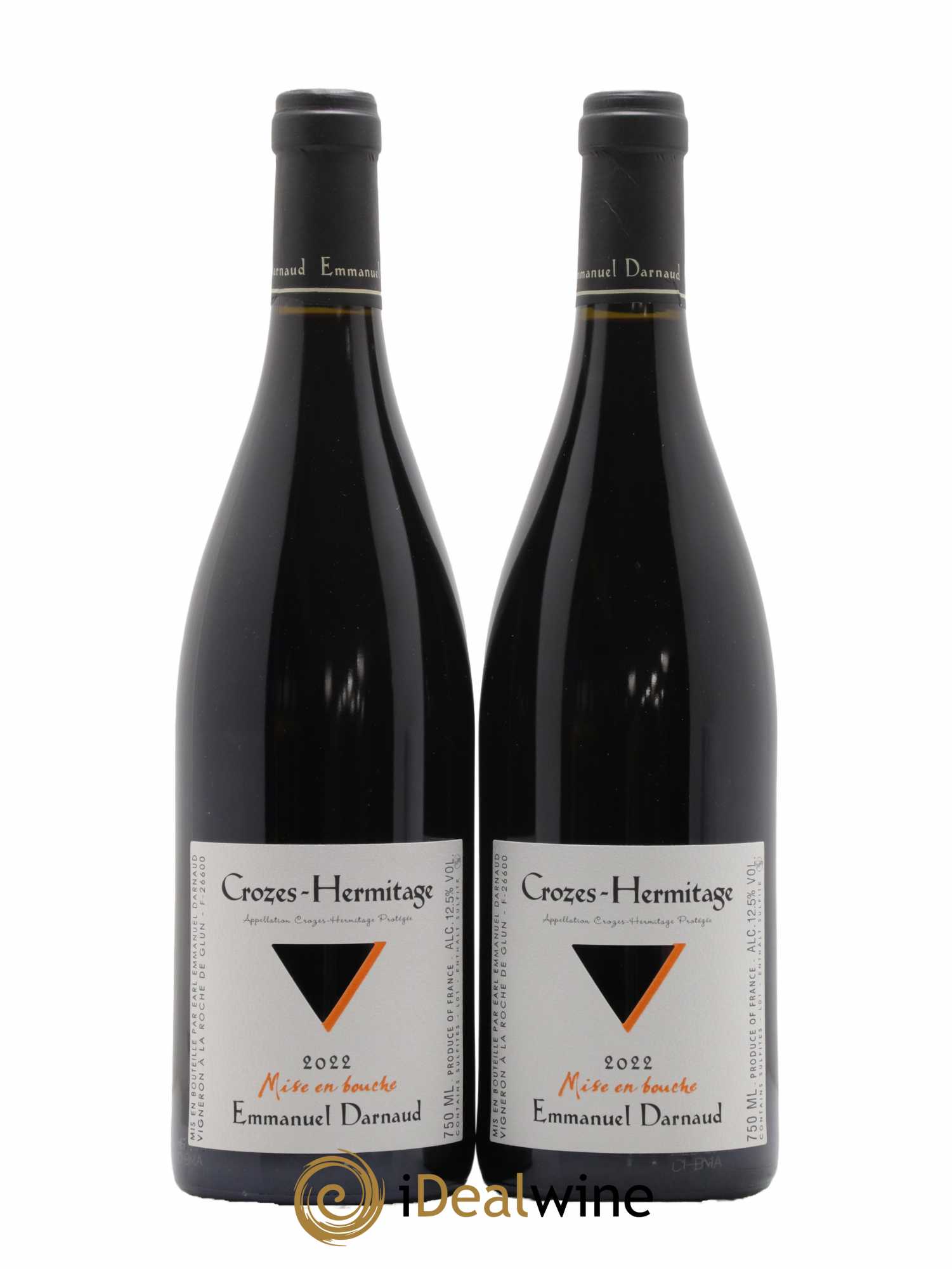 Crozes-Hermitage Mise en Bouche Domaine Emmanuel Darnaud 2022 - Lot de 2 bouteilles - 0