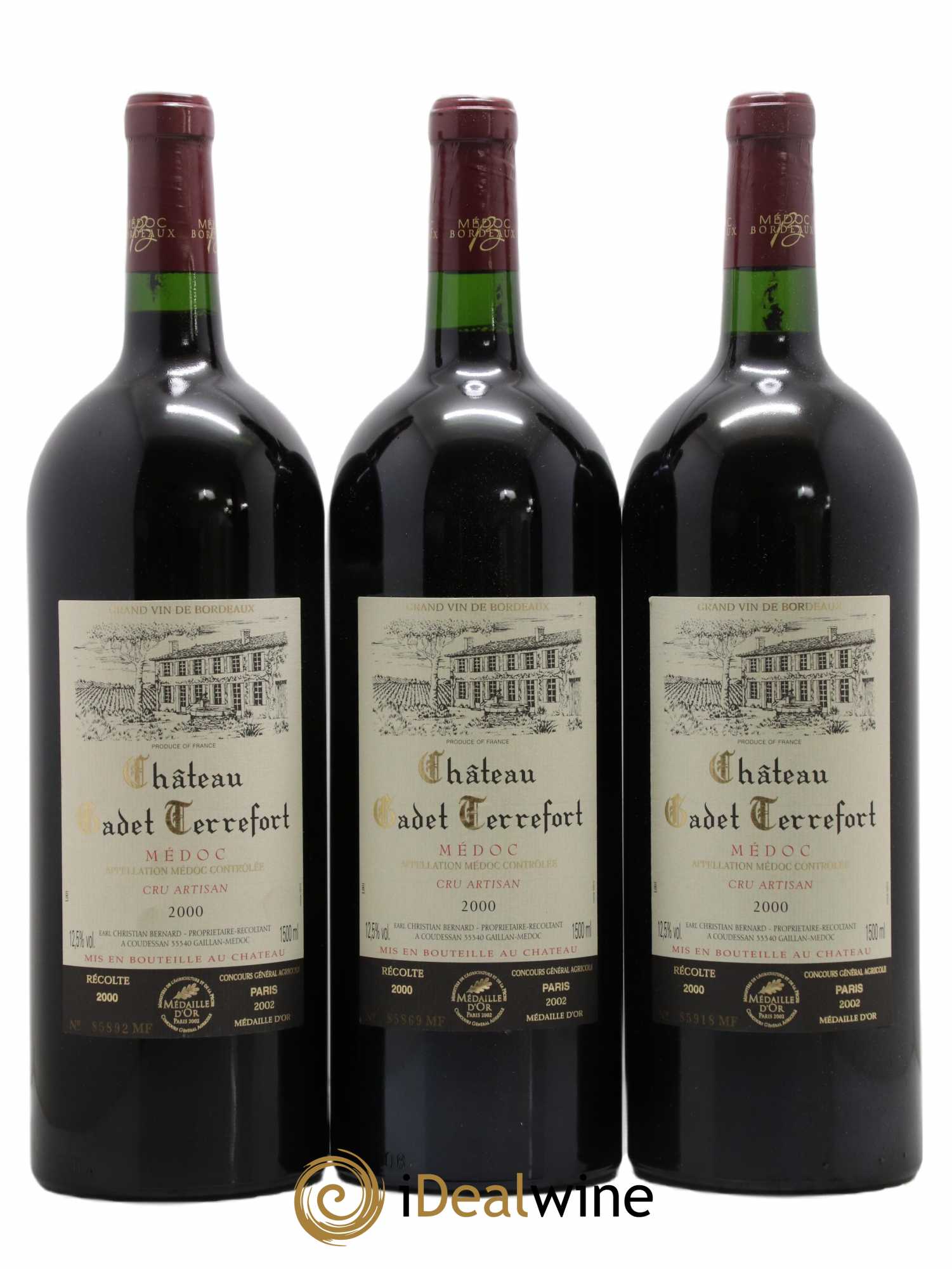 Médoc V (ohne Mindestpreis) 2000 - Posten von 6 Magnum - 1