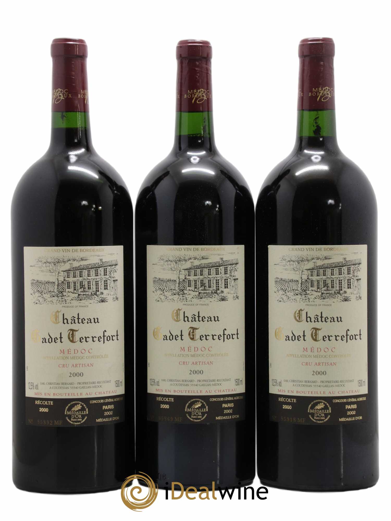 Médoc V (ohne Mindestpreis) 2000 - Posten von 6 Magnum - 2
