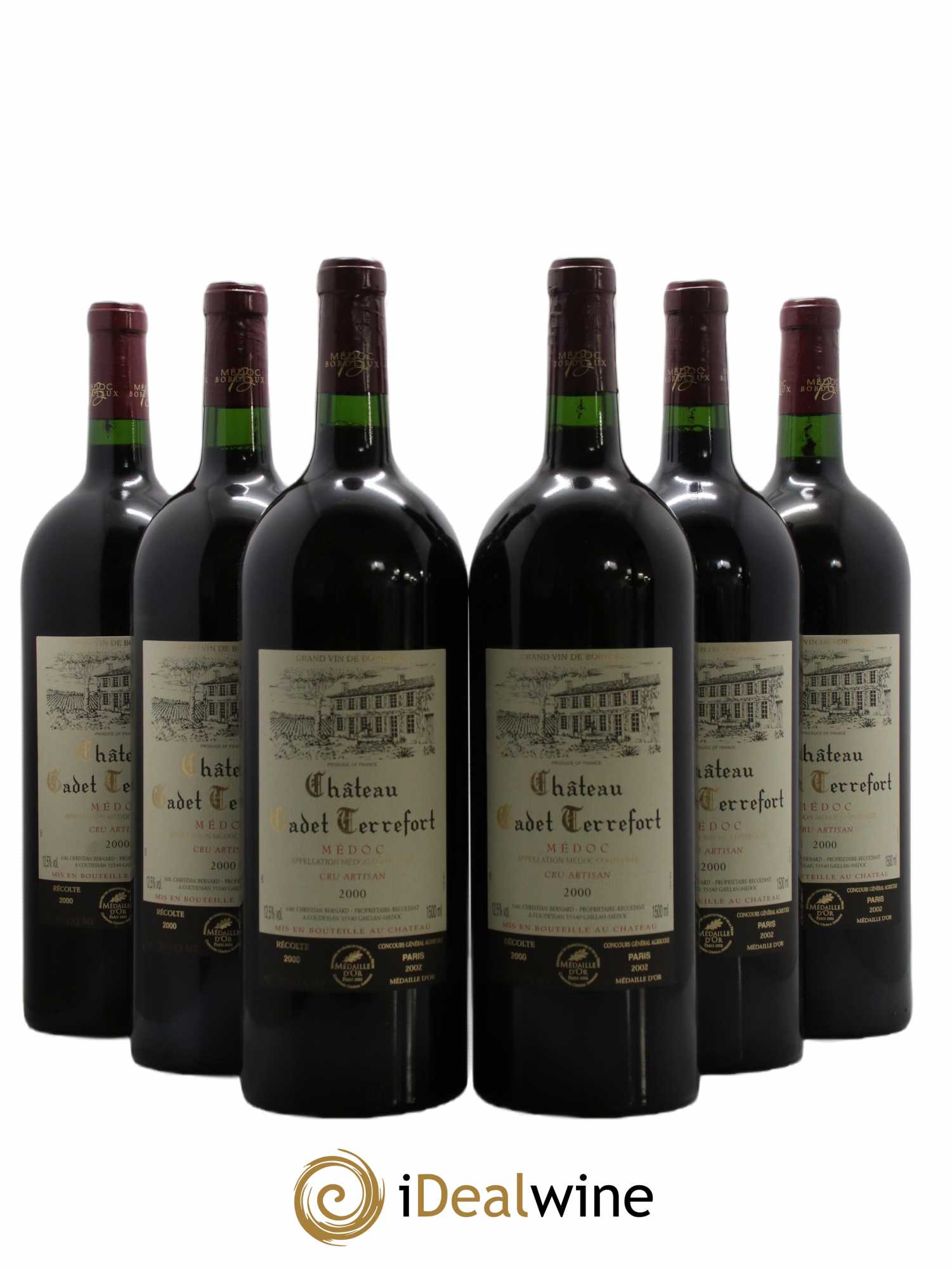 Médoc V (ohne Mindestpreis) 2000 - Posten von 6 Magnum - 0