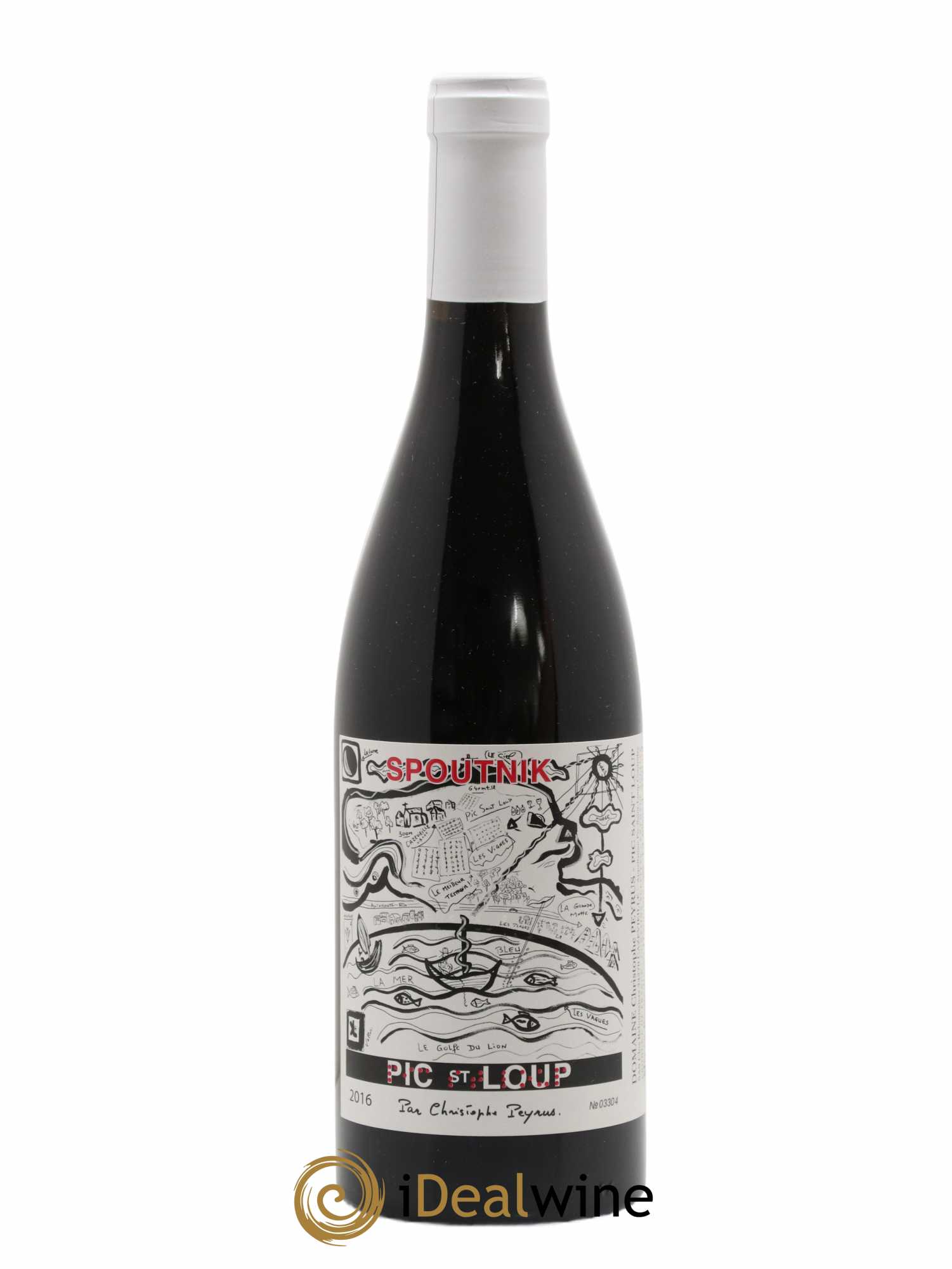 Pic Saint-Loup Clos des Reboussiers Spoutnik 2016 - Lot de 1 bouteille - 0