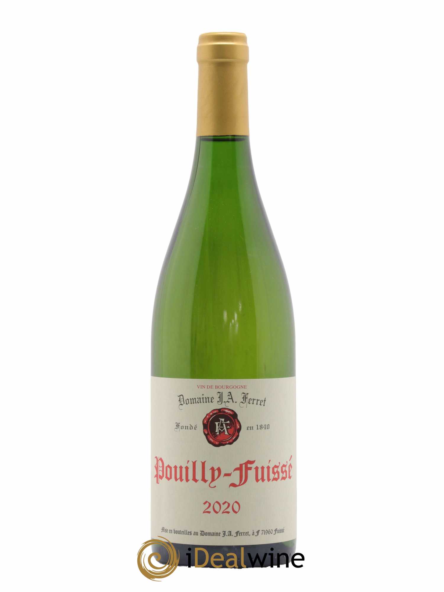 Pouilly-Fuissé J.A. Ferret (Domaine) 2020 - Lot de 1 bouteille - 0