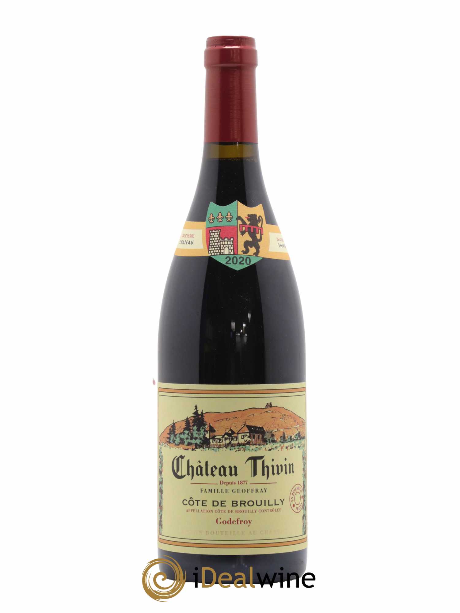 Côte de Brouilly Cuvée Godefroy Château Thivin 2020 - Lot de 1 bouteille - 0