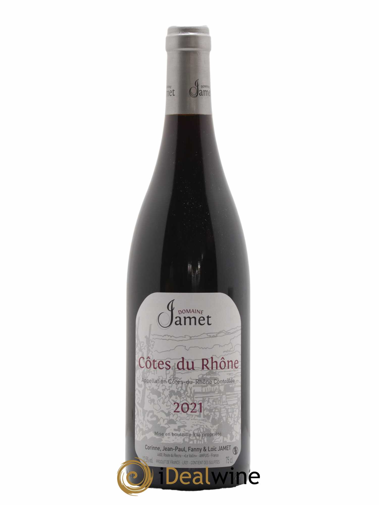 Côtes-du-Rhône Jamet (Domaine) 2021 - Lot de 1 bouteille - 0