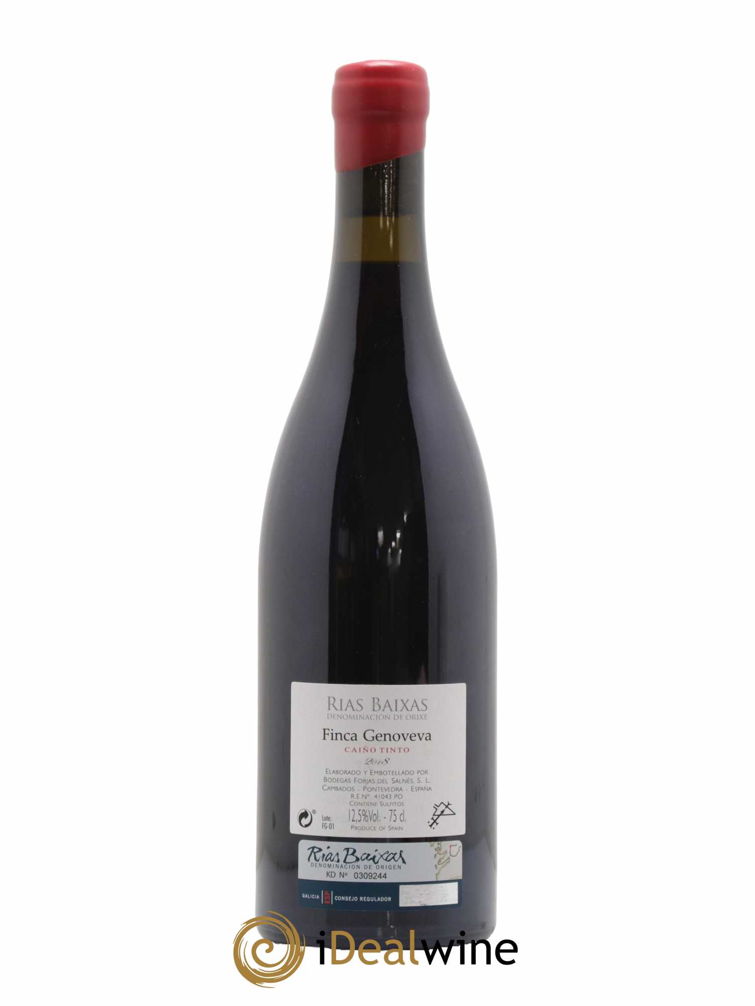 Espagne Rias Baixas Finca Genoveva Caino Tinto Forjas del Salnès 2018 - Lot de 1 bouteille - 1