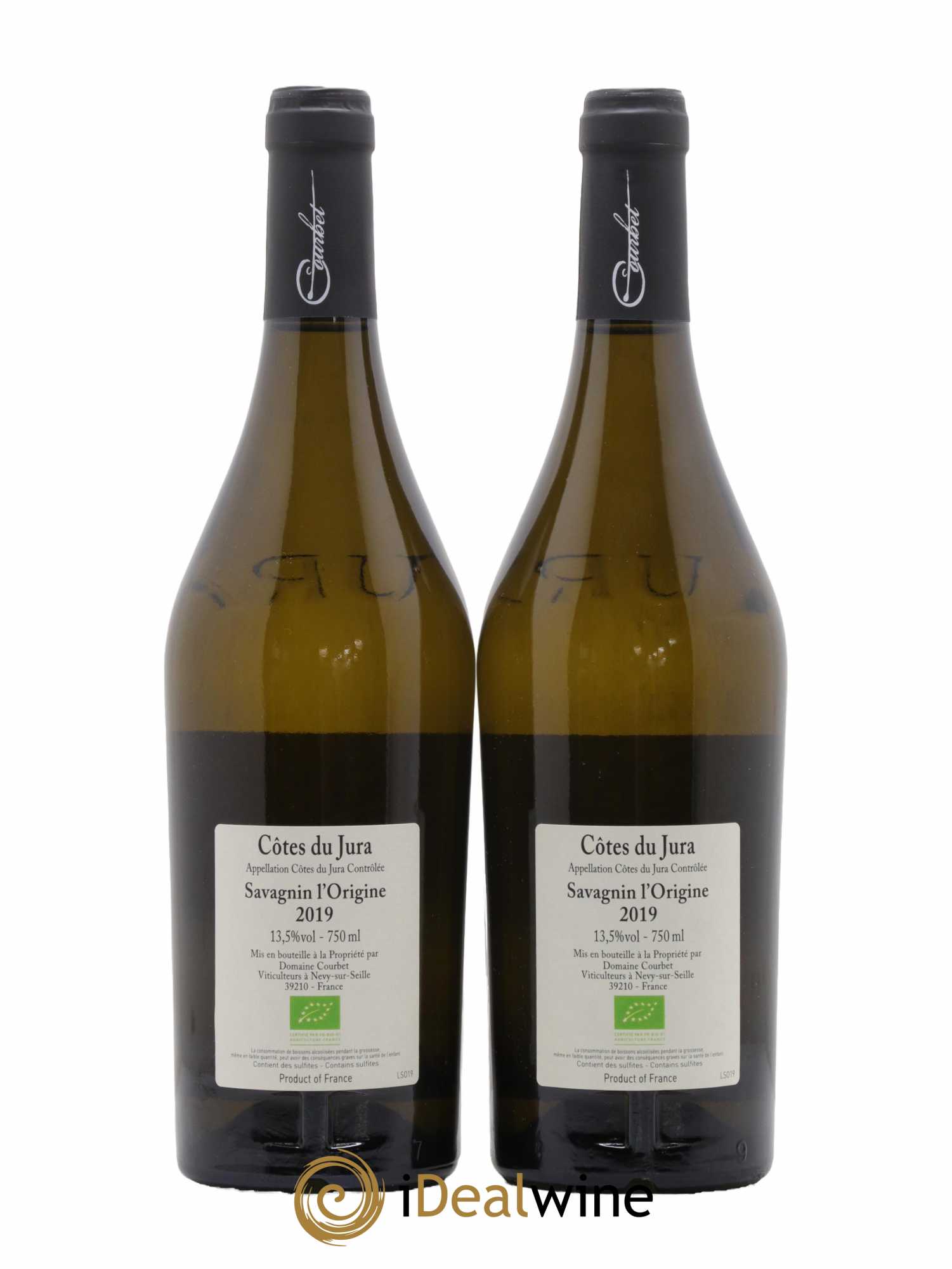 Côtes du Jura L'Origine Domaine Courbet 2019 - Lot de 2 bouteilles - 1