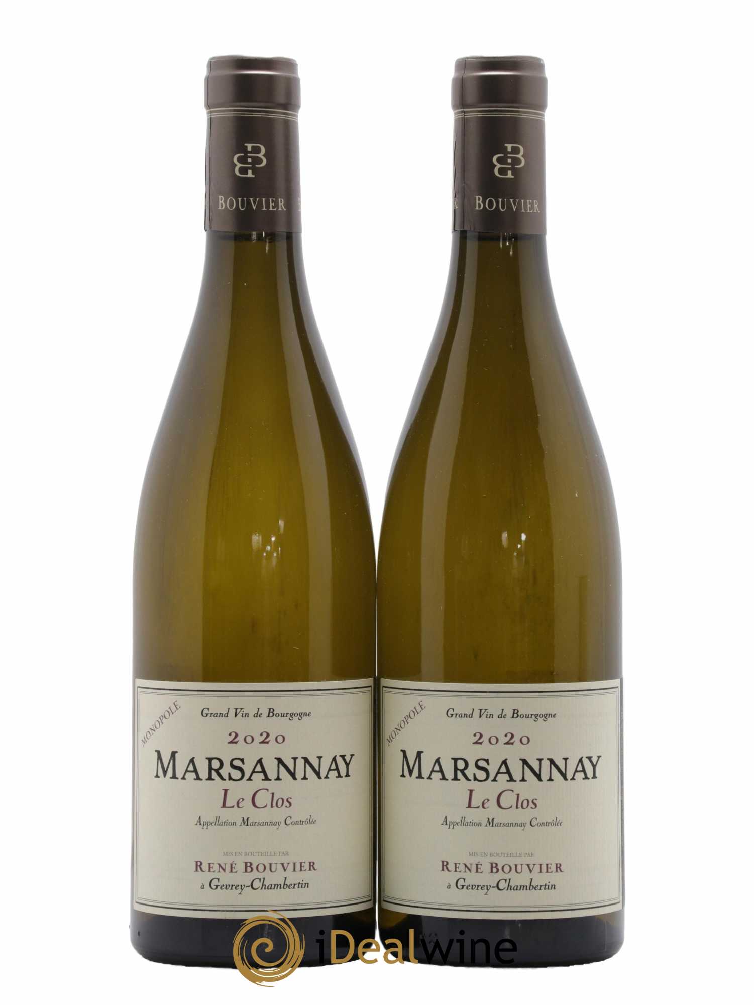 Marsannay Le Clos Monopole René Bouvier (Domaine) 2020 - Lot de 2 bouteilles - 0
