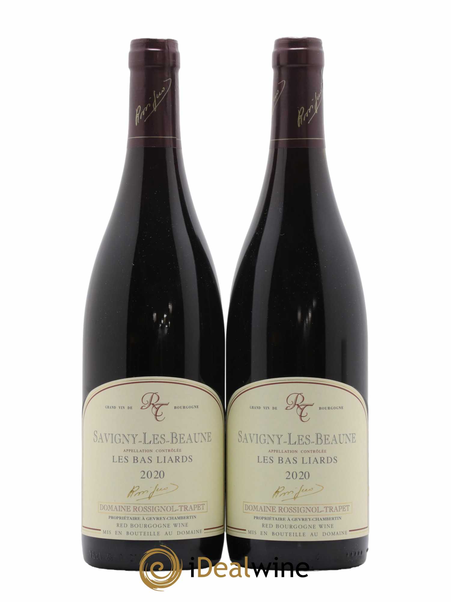 Savigny-lès-Beaune Les Bas Liards Rossignol-Trapet (Domaine) 2020 - Lot de 2 bouteilles - 0