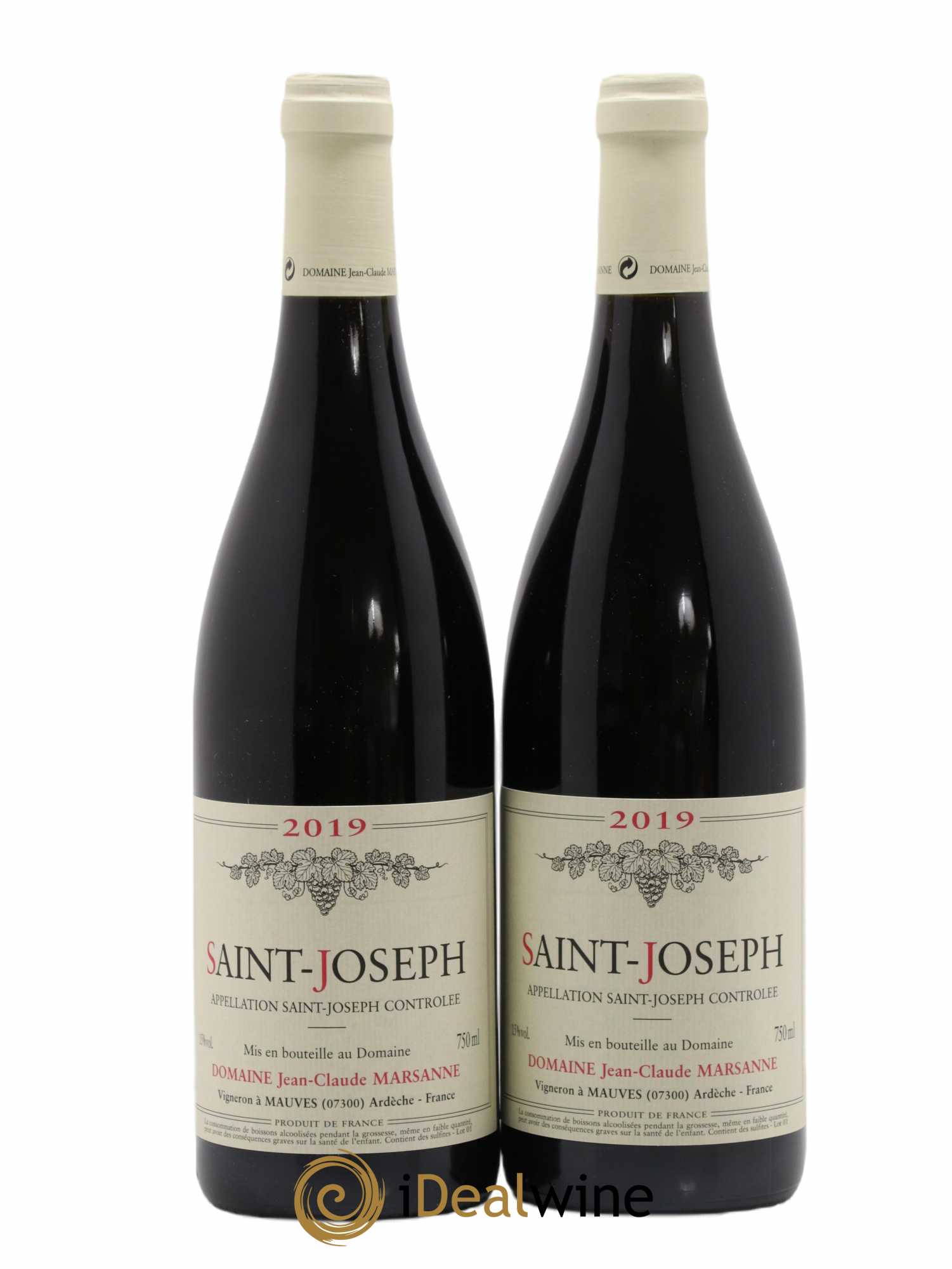 Saint-Joseph Jean-Claude Marsanne (Domaine) 2019 - Lot de 2 bouteilles - 0