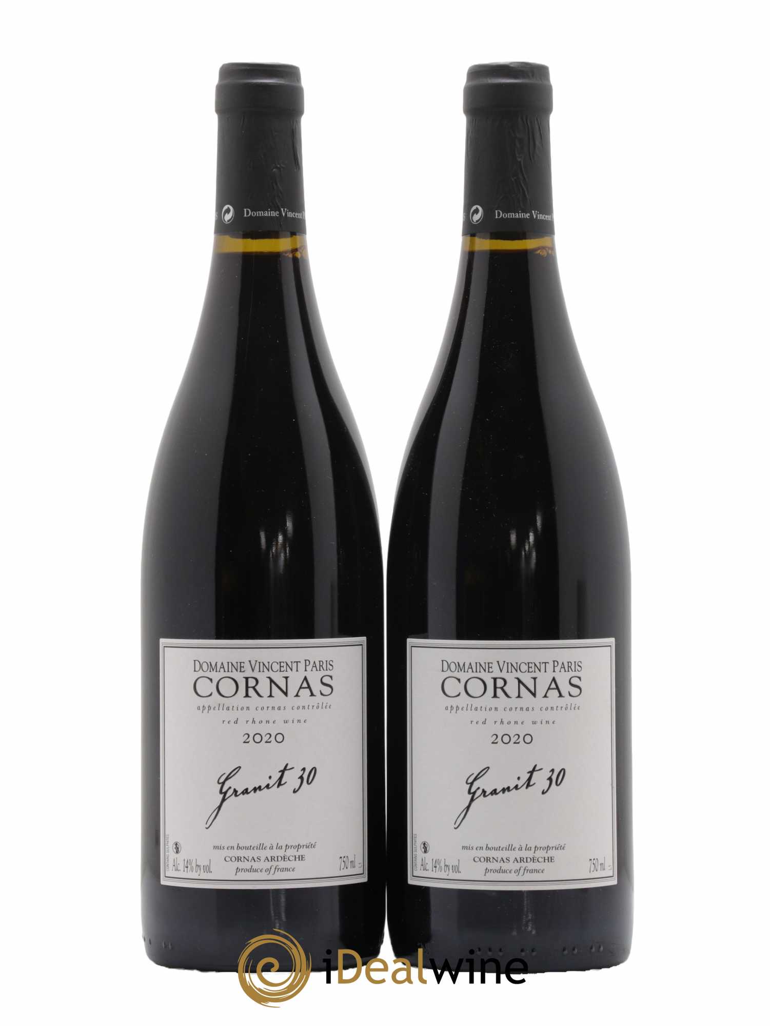 Cornas Granit 30 Vincent Paris 2020 - Lot de 2 bouteilles - 0