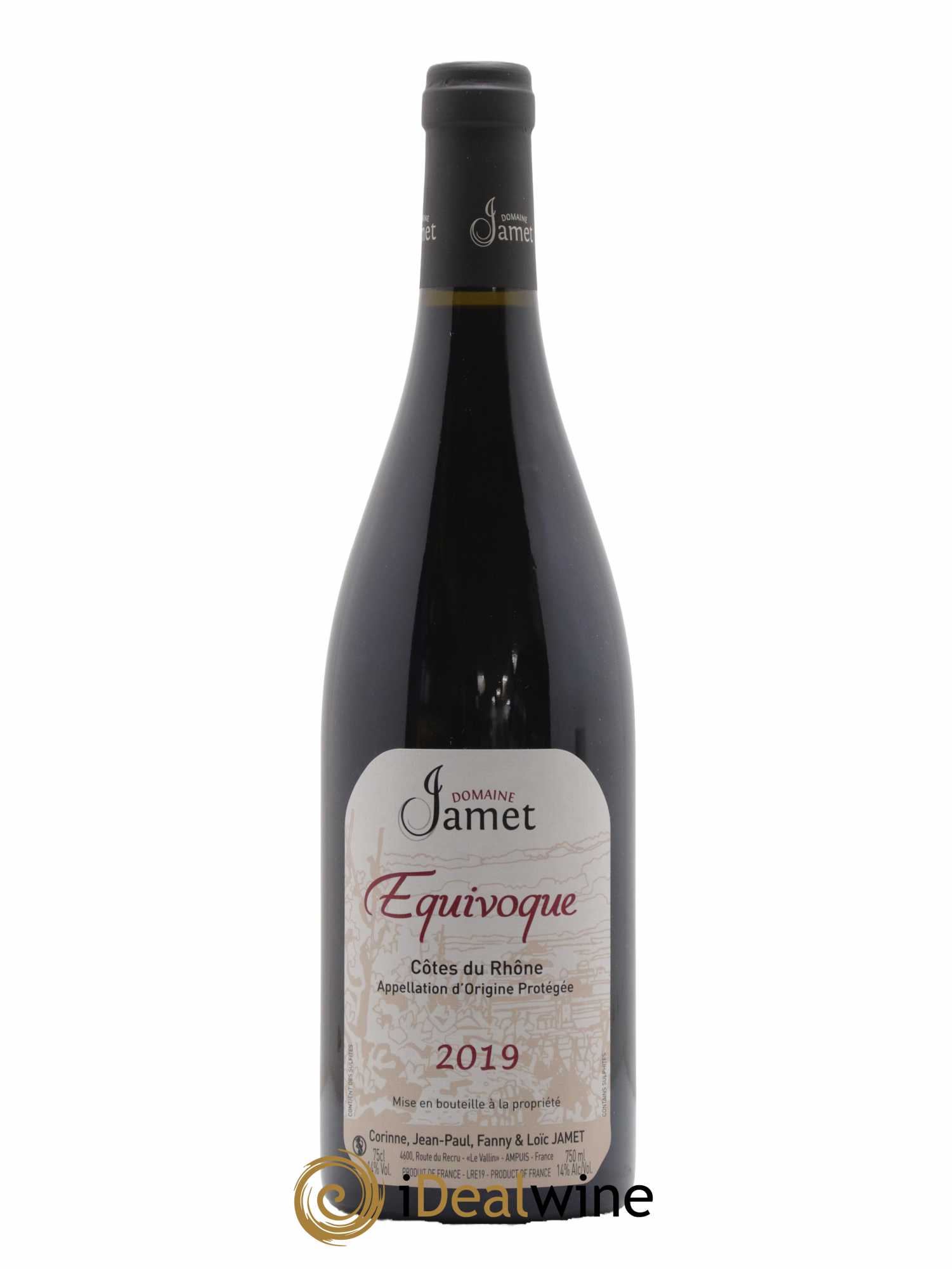 Côtes-du-Rhône Equivoque Jamet (Domaine) 2019 - Lot de 1 bouteille - 0