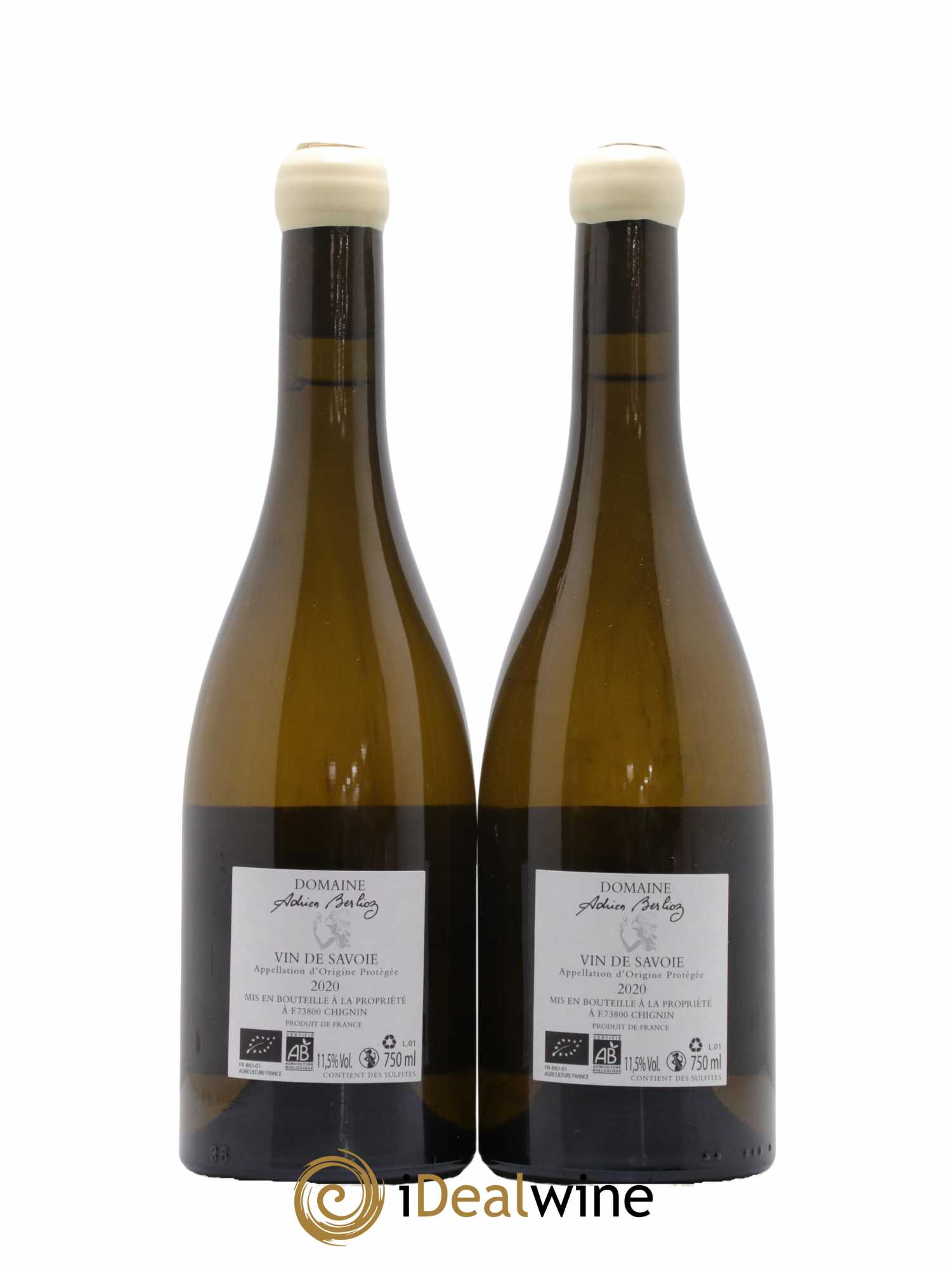 Vin de Savoie La Cuvée des Gueux Adrien Berlioz 2020 - Lot de 2 bouteilles - 1
