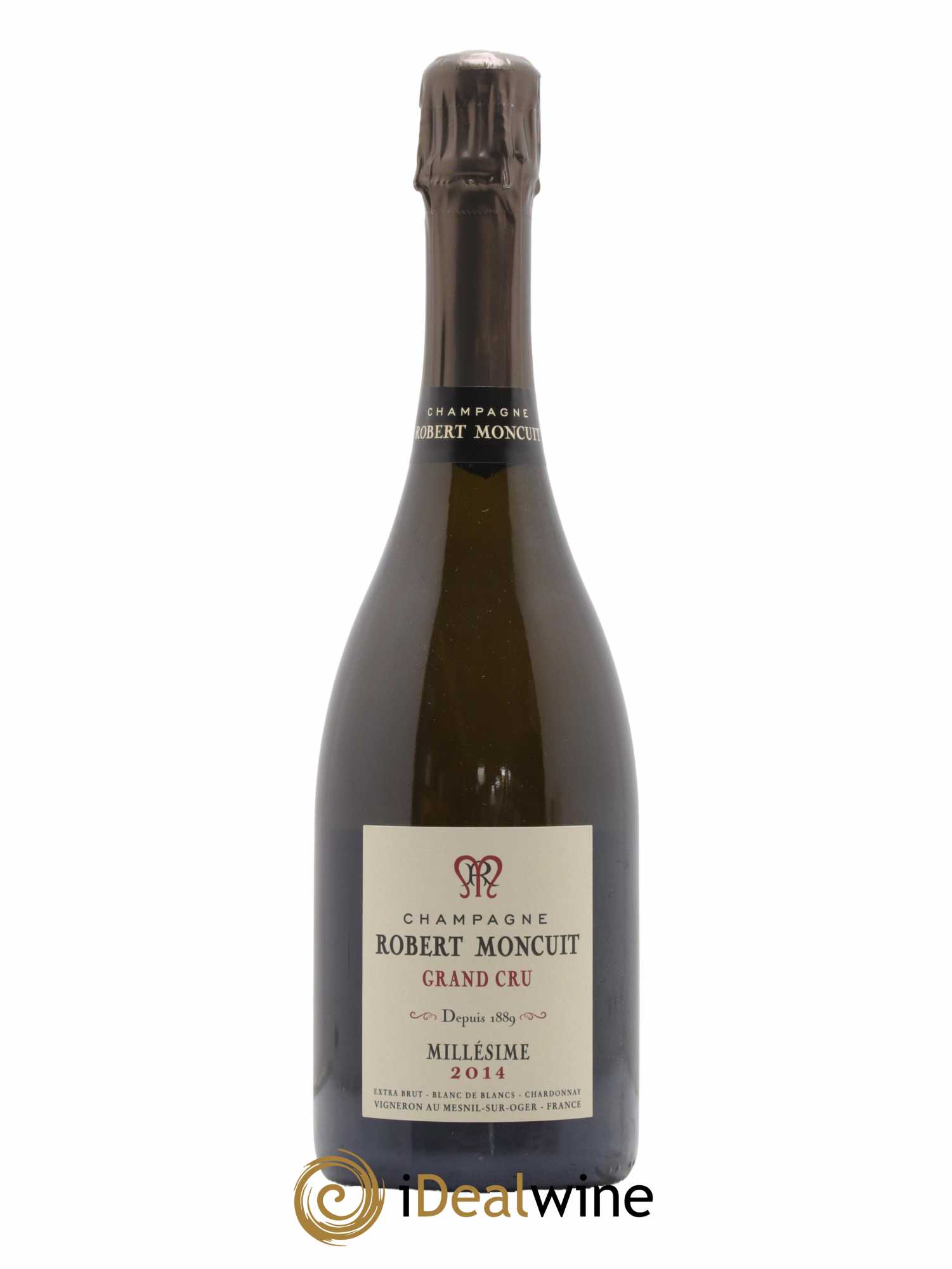 Blanc de Blancs Grand Cru Extra-Brut Robert Moncuit 2014 - Lot de 1 bouteille - 0